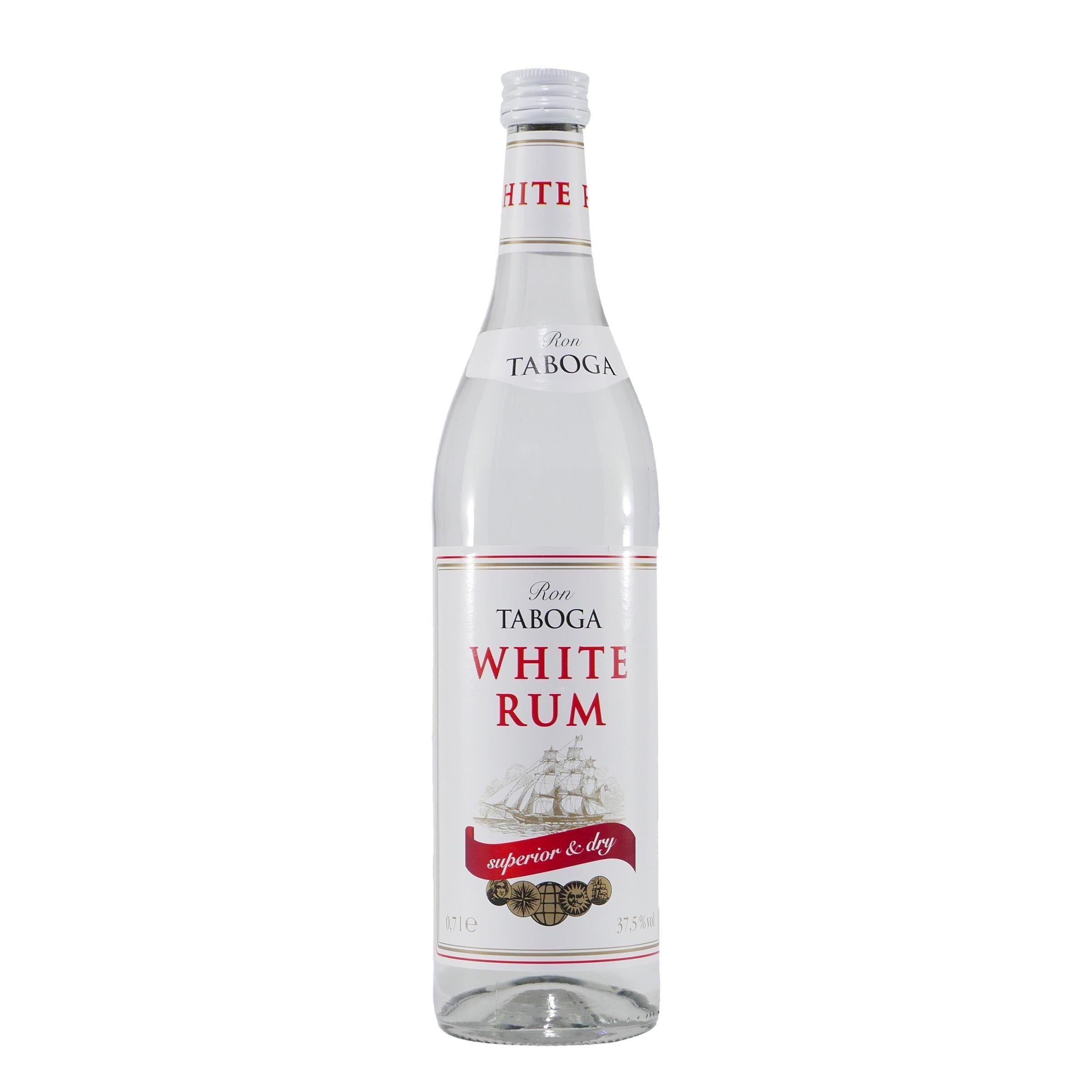 Ron Taboga White Rum mit Geschenk-Holzkiste