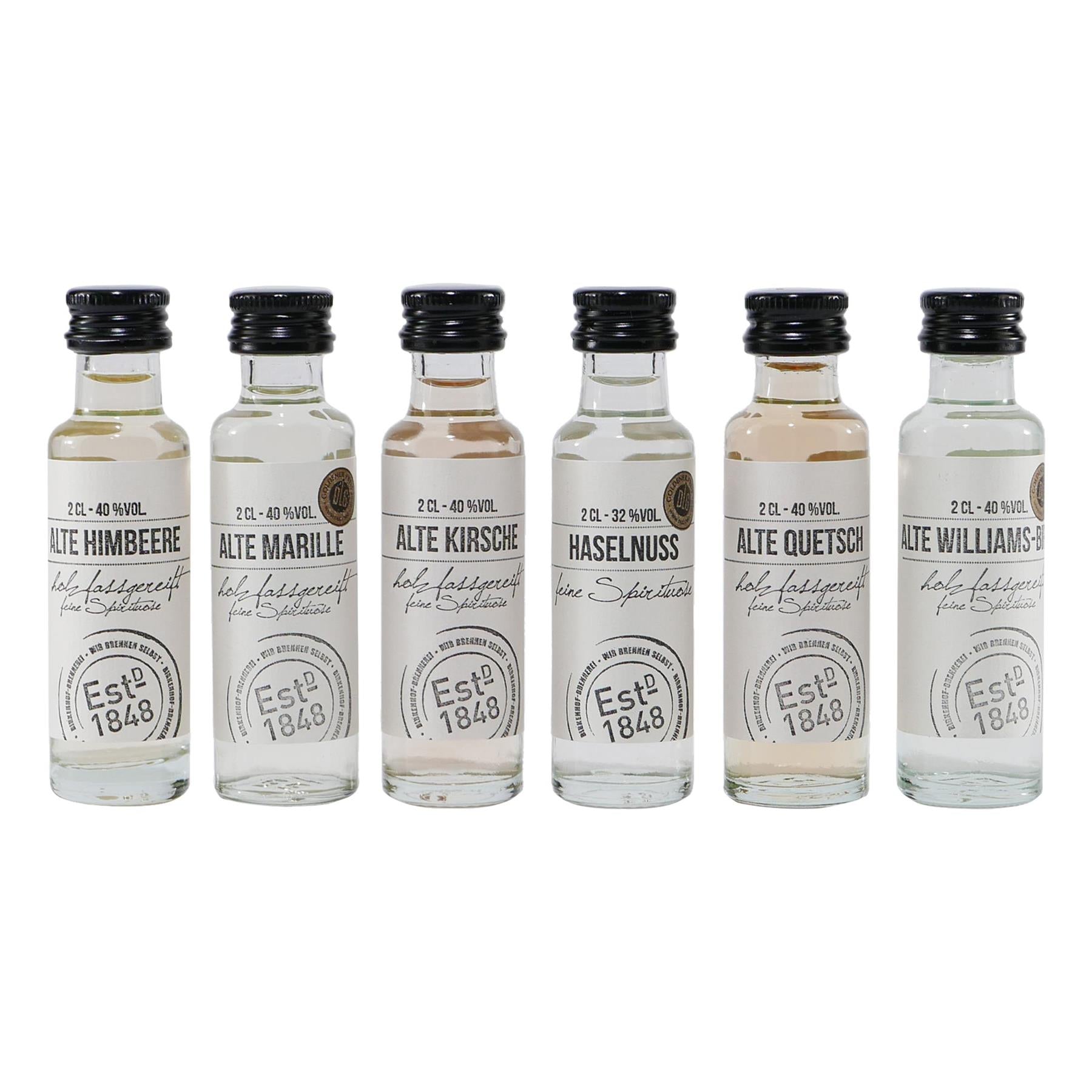 Birkenhof Tasting-Set Feine Spirituosen (6 x 0,02L)