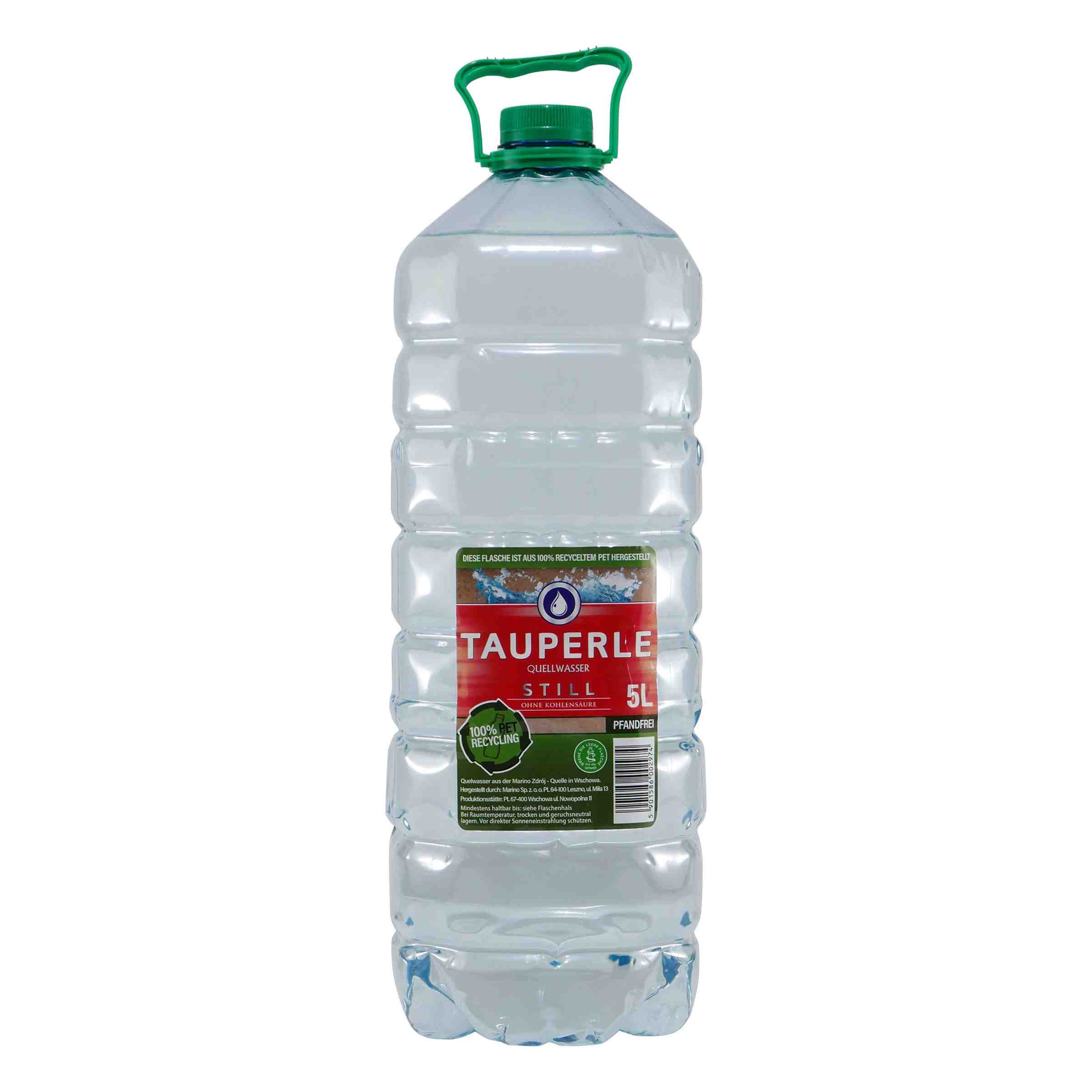 Tauperle Quellwasser -Still- 5,0L