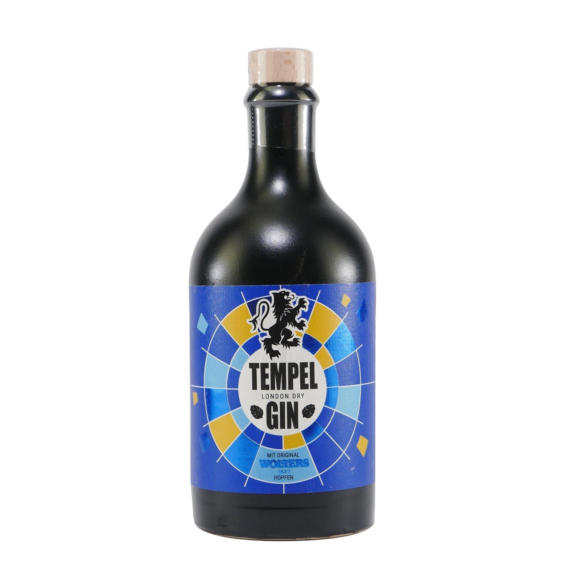 Tempel London Dry Gin mit Geschenk-Holzkiste