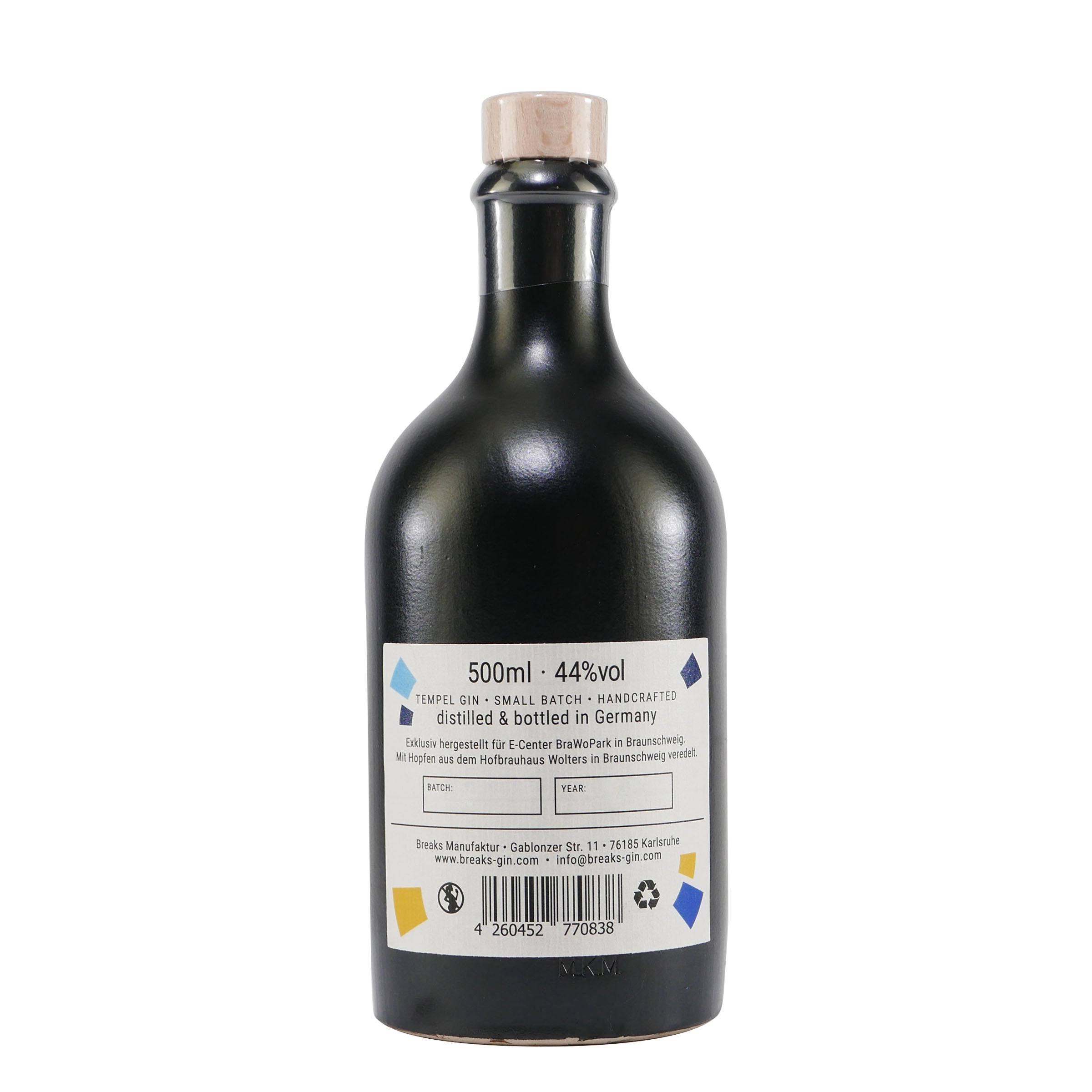 Tempel London Dry Gin mit Geschenk-Holzkiste