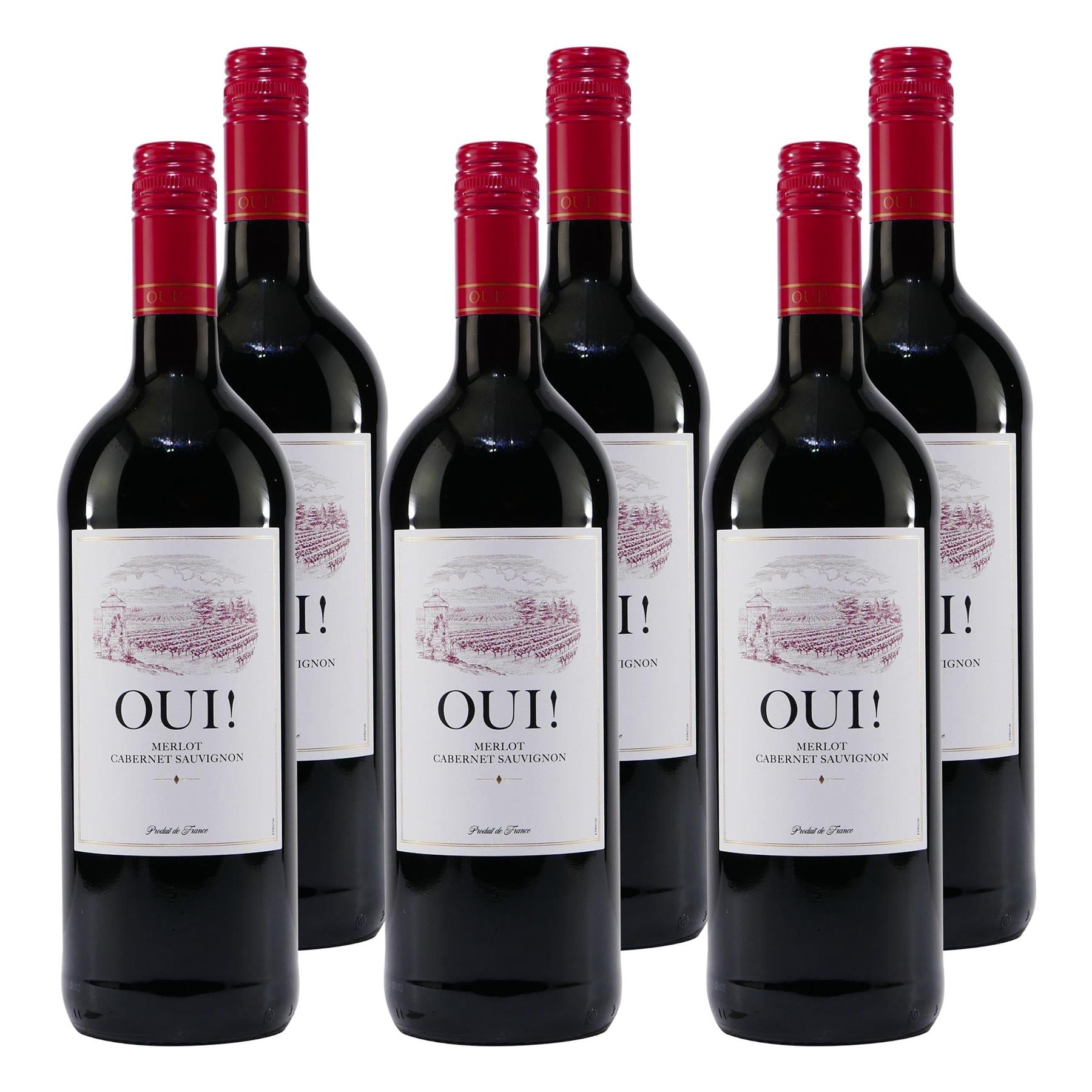 OUI! Merlot Cabernet Sauvignon -trocken- (6 x 1,0L)