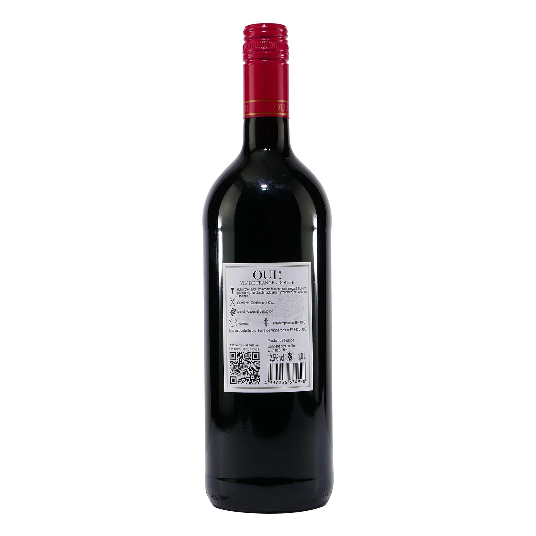 OUI! Merlot Cabernet Sauvignon -trocken- (6 x 1,0L)