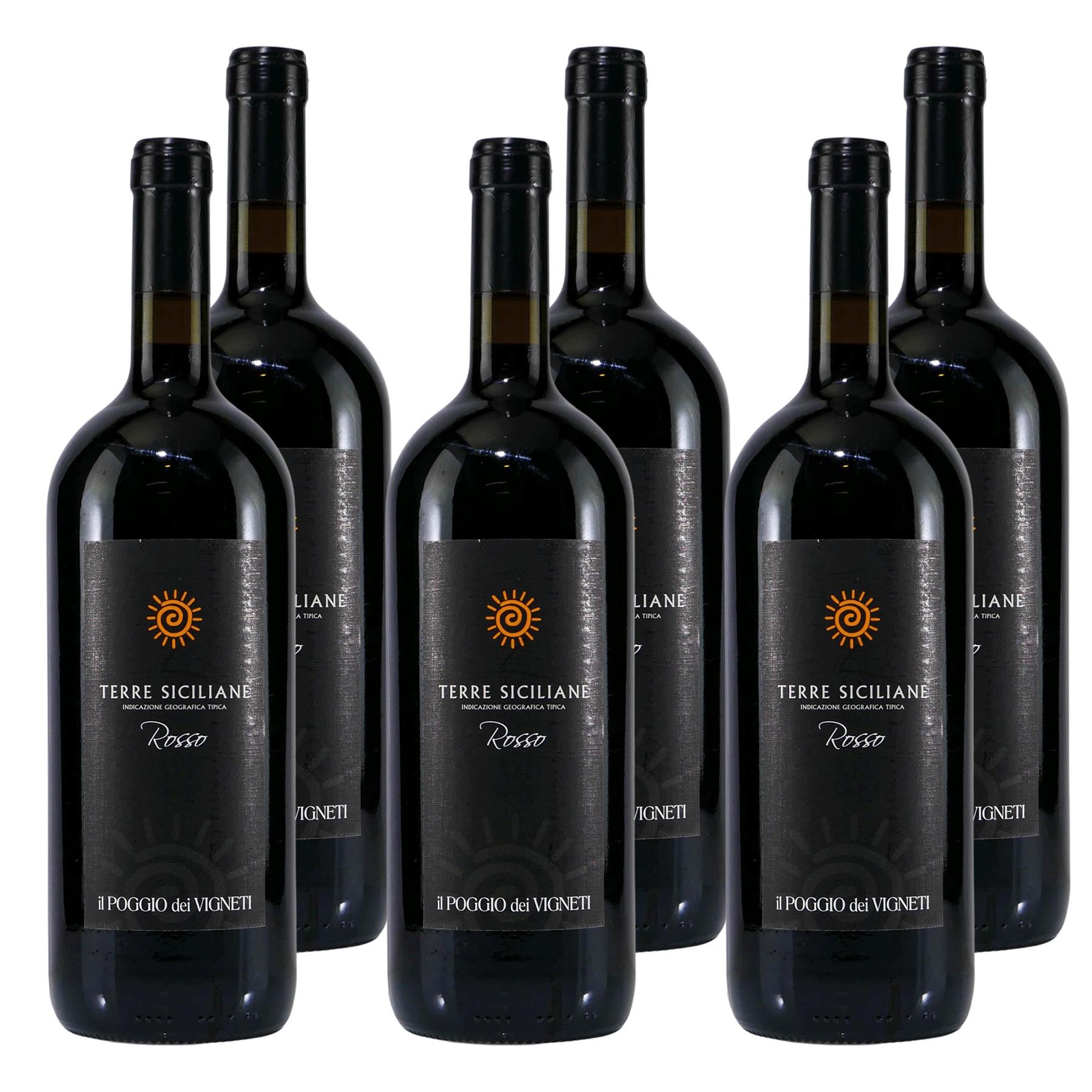 Terre Siciliane Rosso IGT -trocken- (6 x 1,5L)