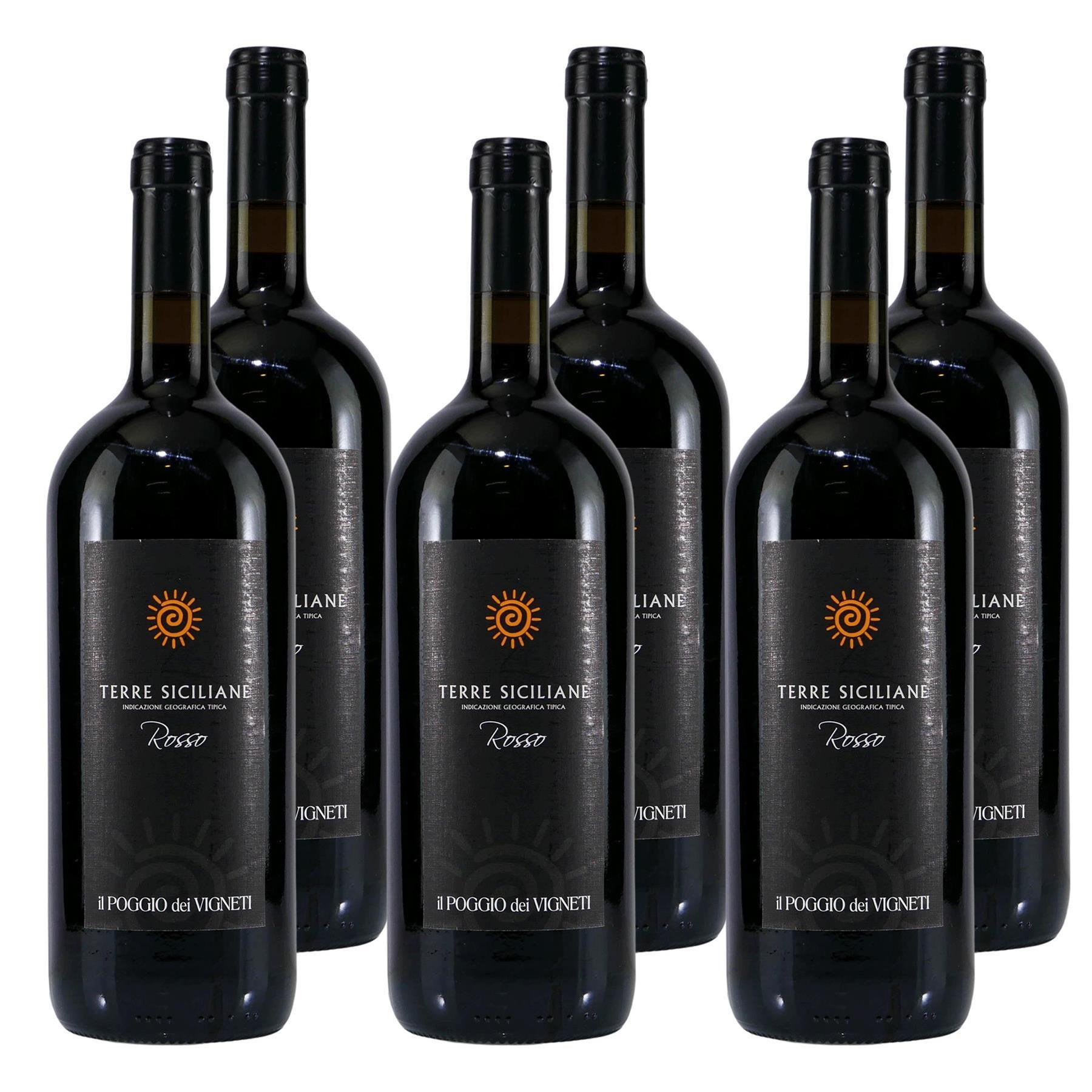 Terre Siciliane Rosso IGT -trocken- (6 x 1,5L)