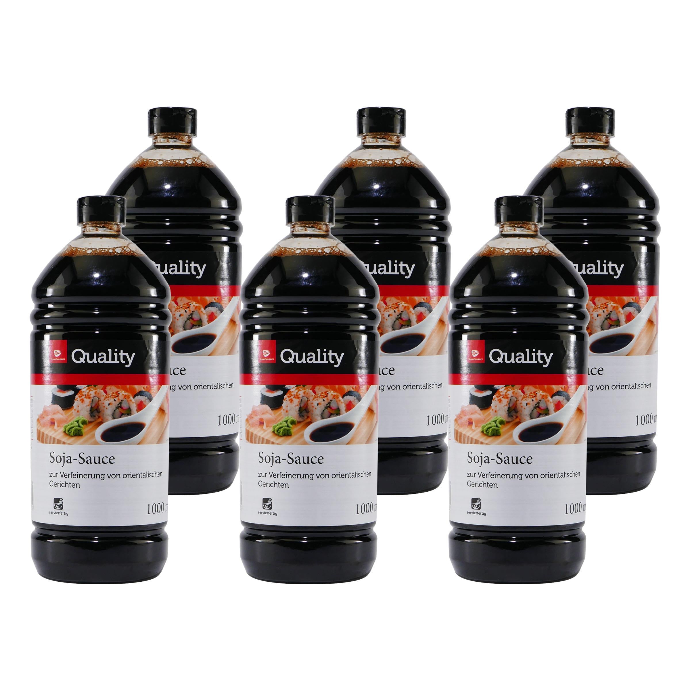 Trans Gourmet Soja-Sauce (6 x 1,0L)