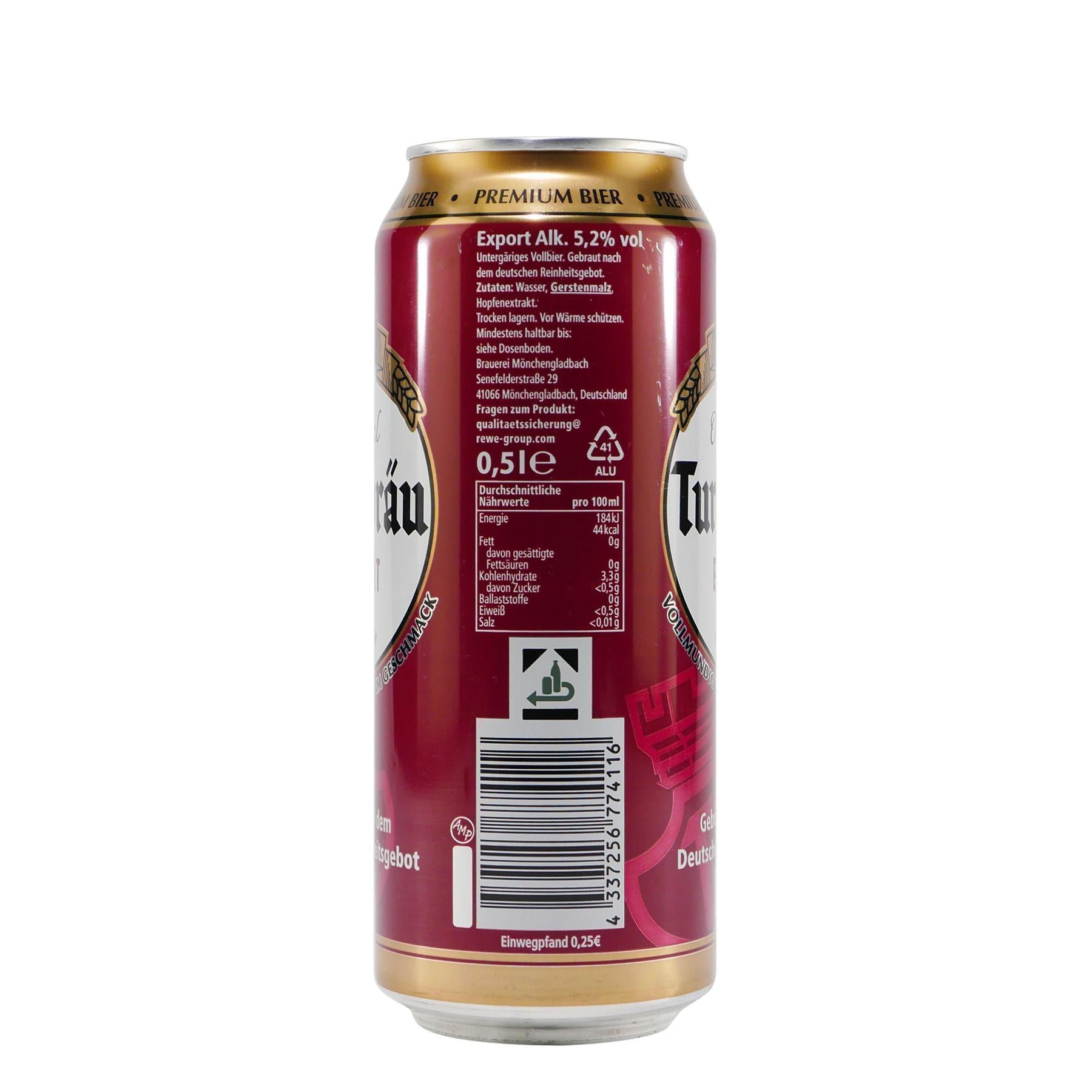 Turmbräu Export (24 x 0,5L) EINWEG