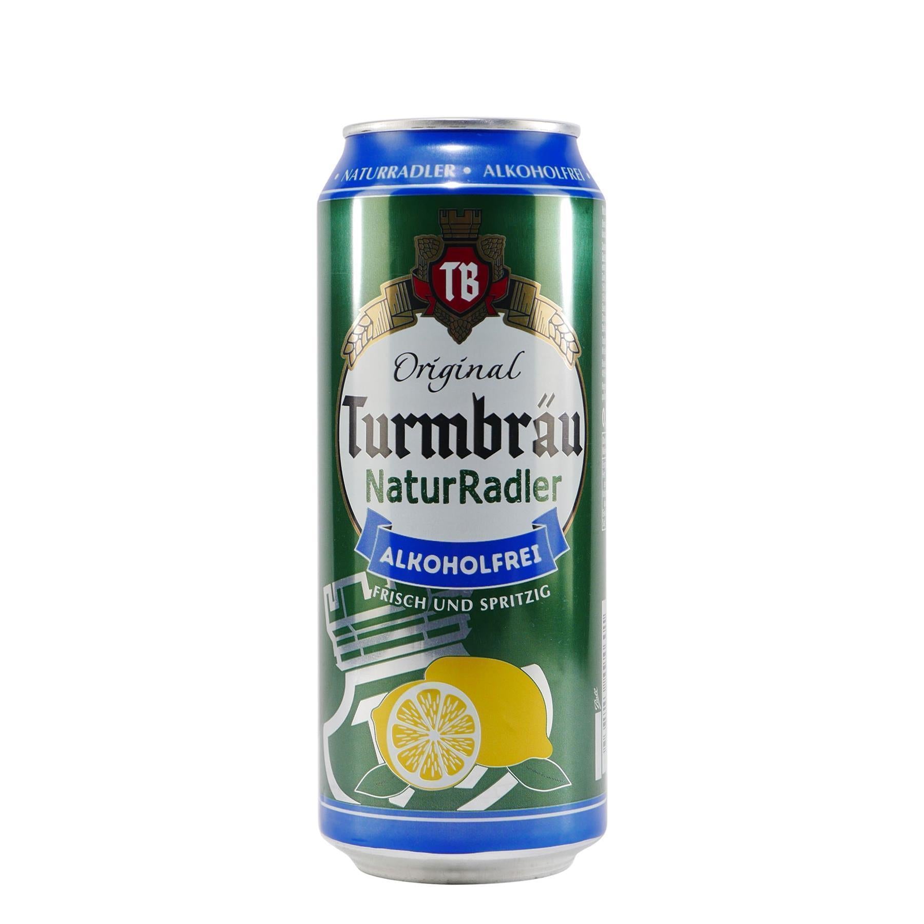 Turmbräu Natur Radler -alkoholfrei- (24 x 0,5L) EINWEG