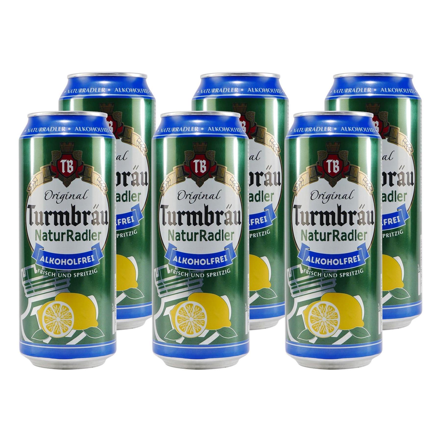 Turmbräu Natur Radler -alkoholfrei- (24 x 0,5L)