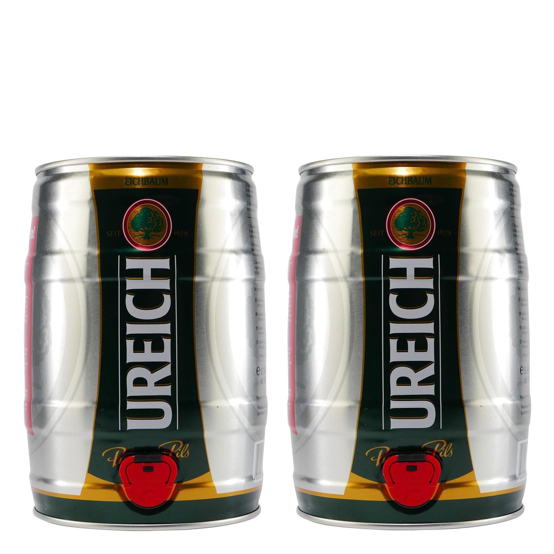 Eichbaum Ureich Premium Pils Bierfass (2 x 5,0L)