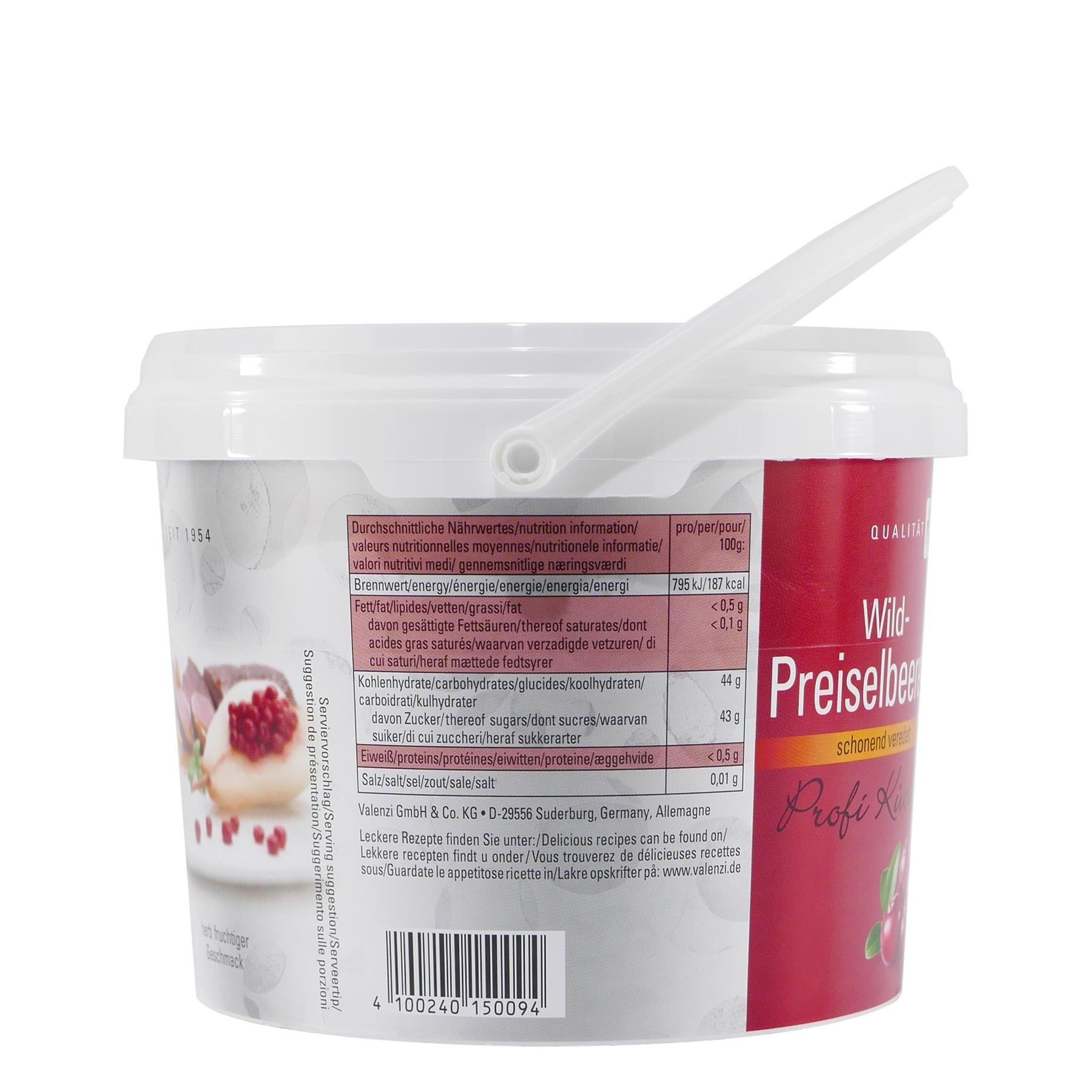 Valenzi Wild-Preiselbeeren 2,0KG