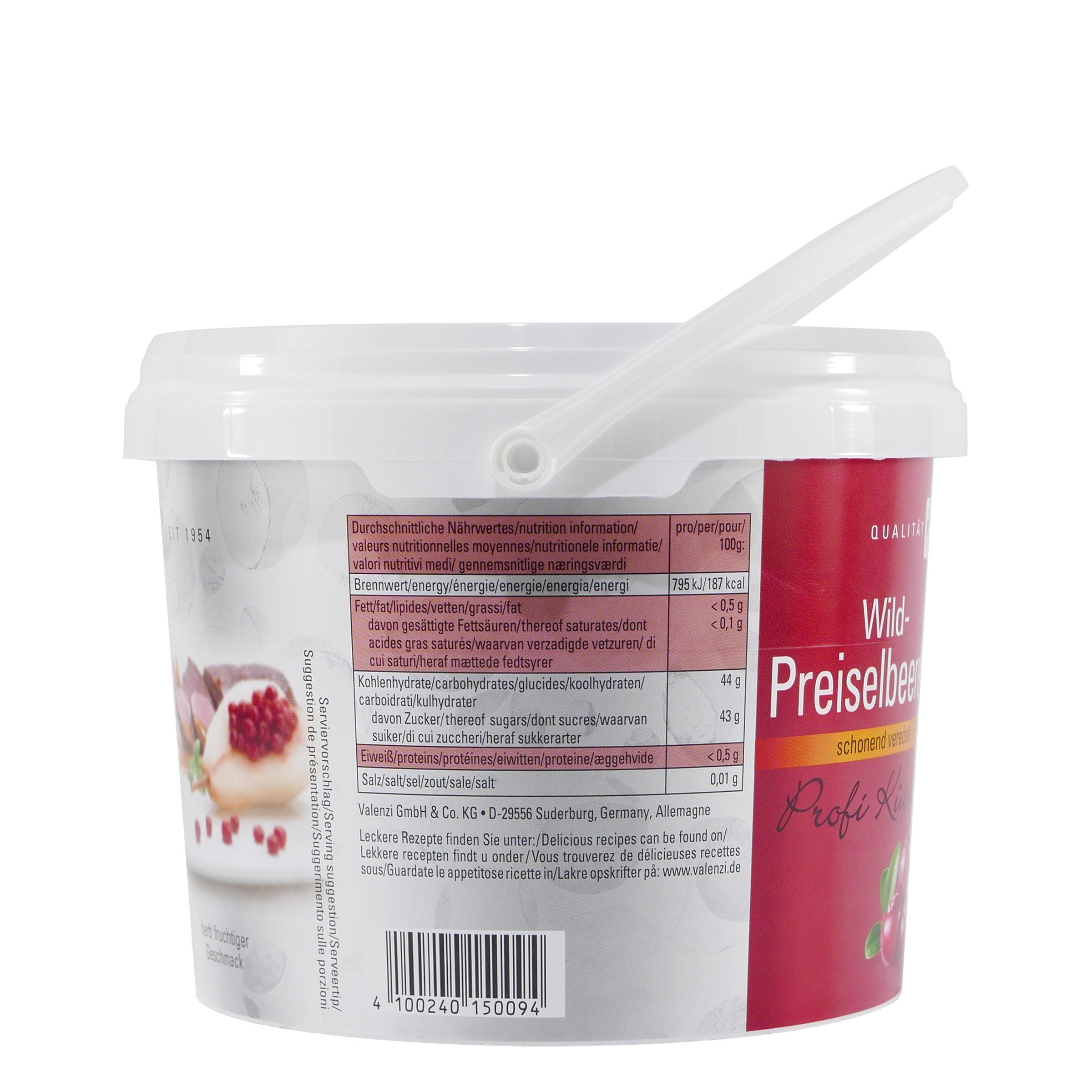 Valenzi Wild-Preiselbeeren 2,0KG