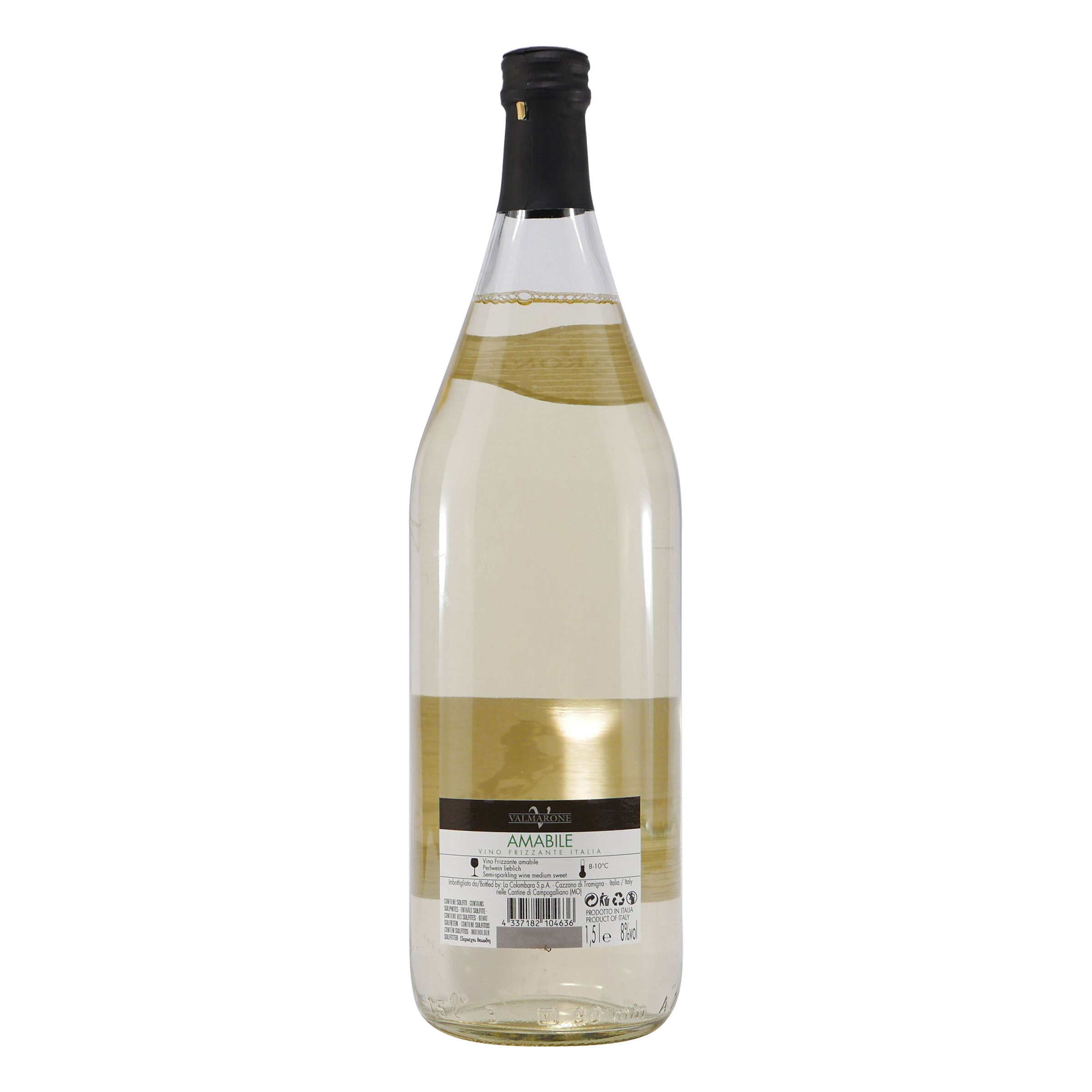 Valmarone Frizzantino Amabile Weißwein -lieblich- (6 x 1,5L)