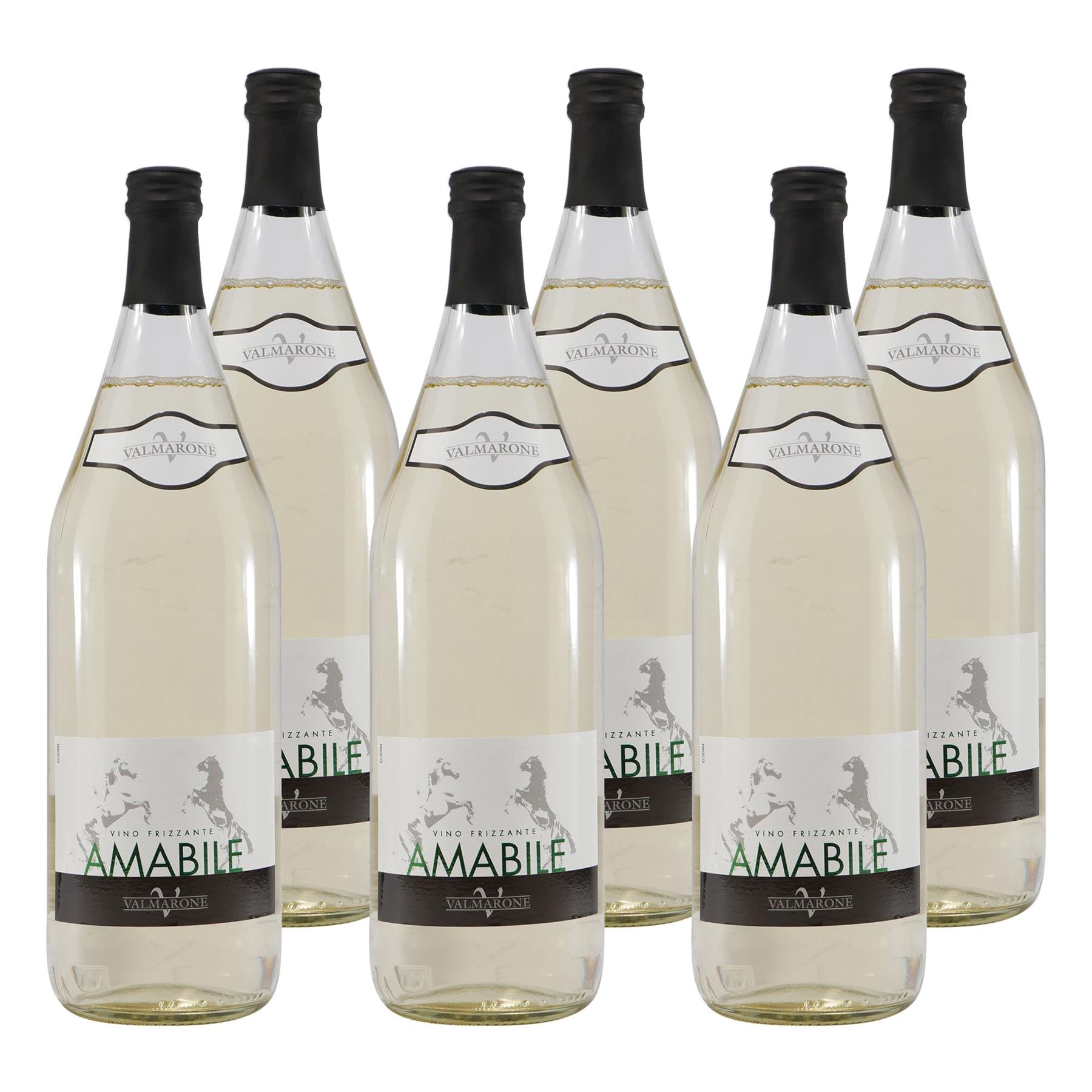 Valmarone Frizzantino Amabile Weißwein -lieblich- (6 x 1,5L)