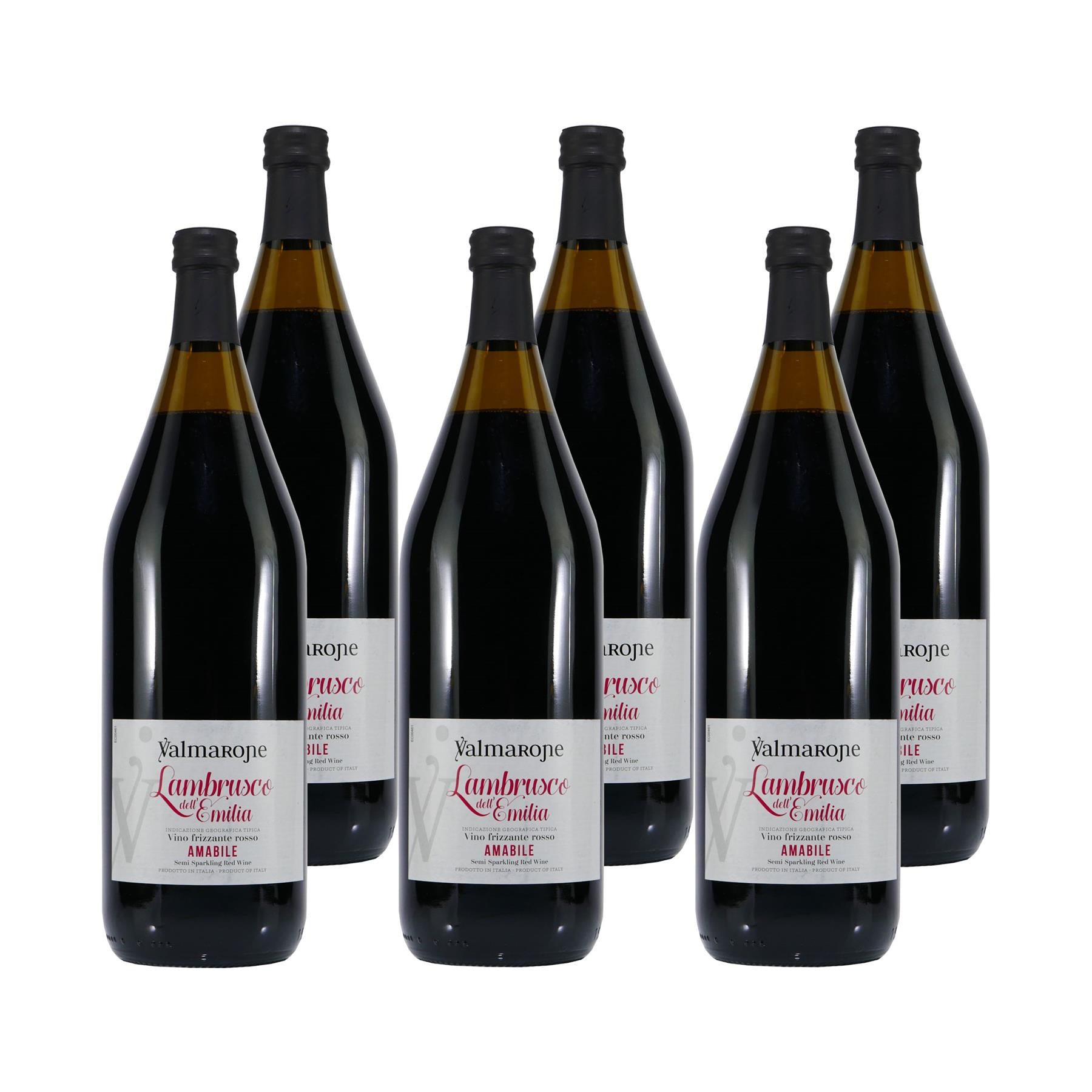 Valmarone Lambrusco Perlwein -lieblich- (6 x 1,5L)