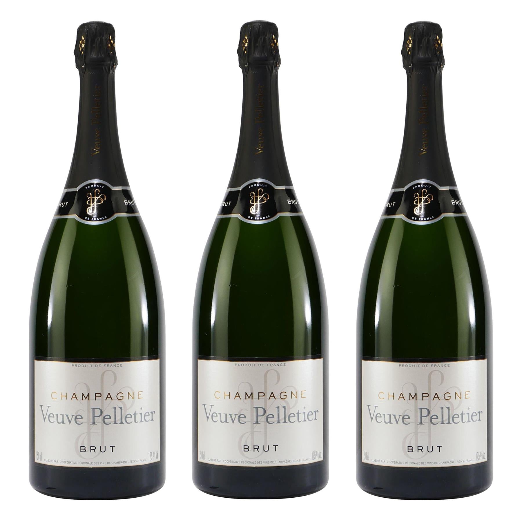 Veuve Pelletier Champagne Brut (3 x 1,5L)