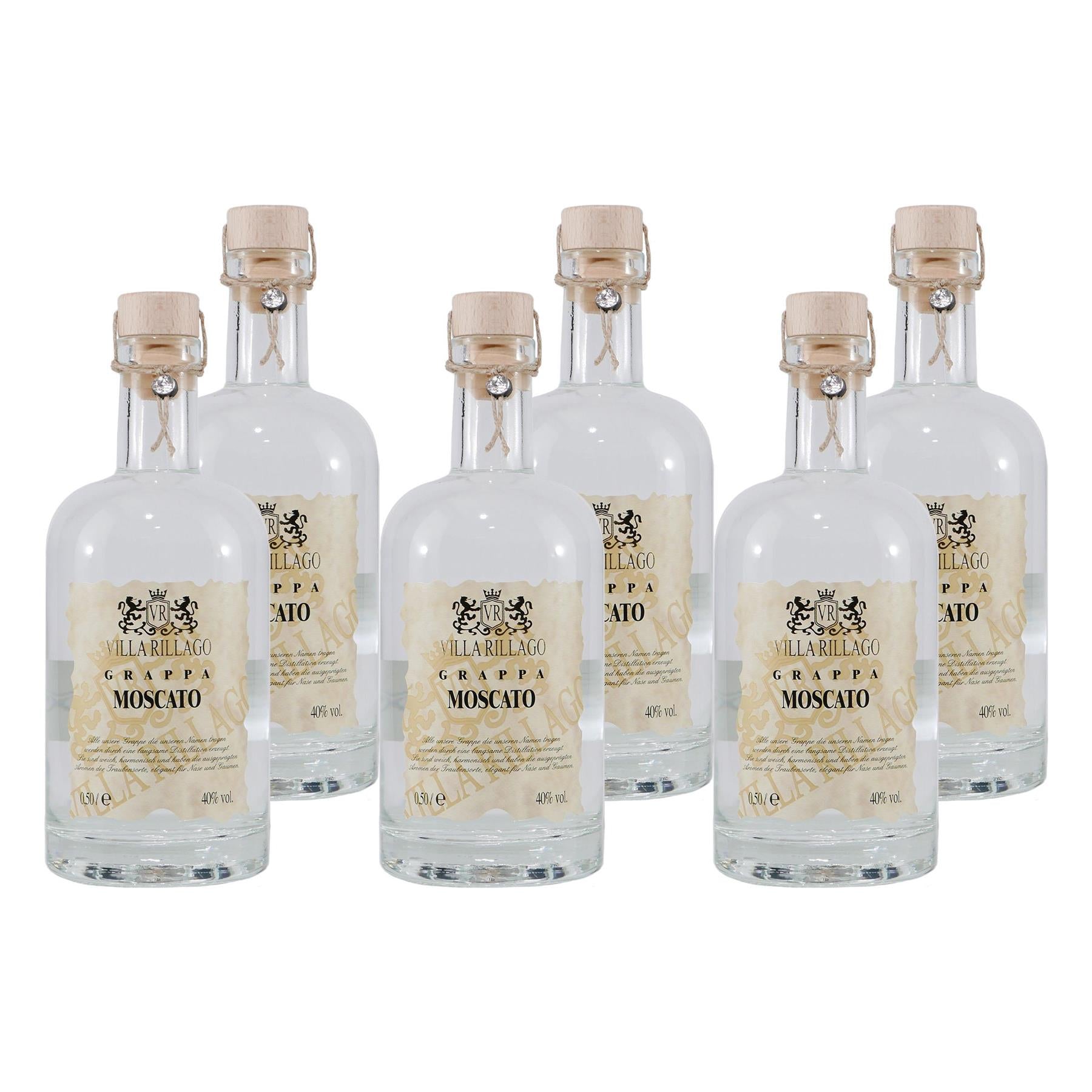 Villa Rillago Moscato Grappa (6 x 0,5L)