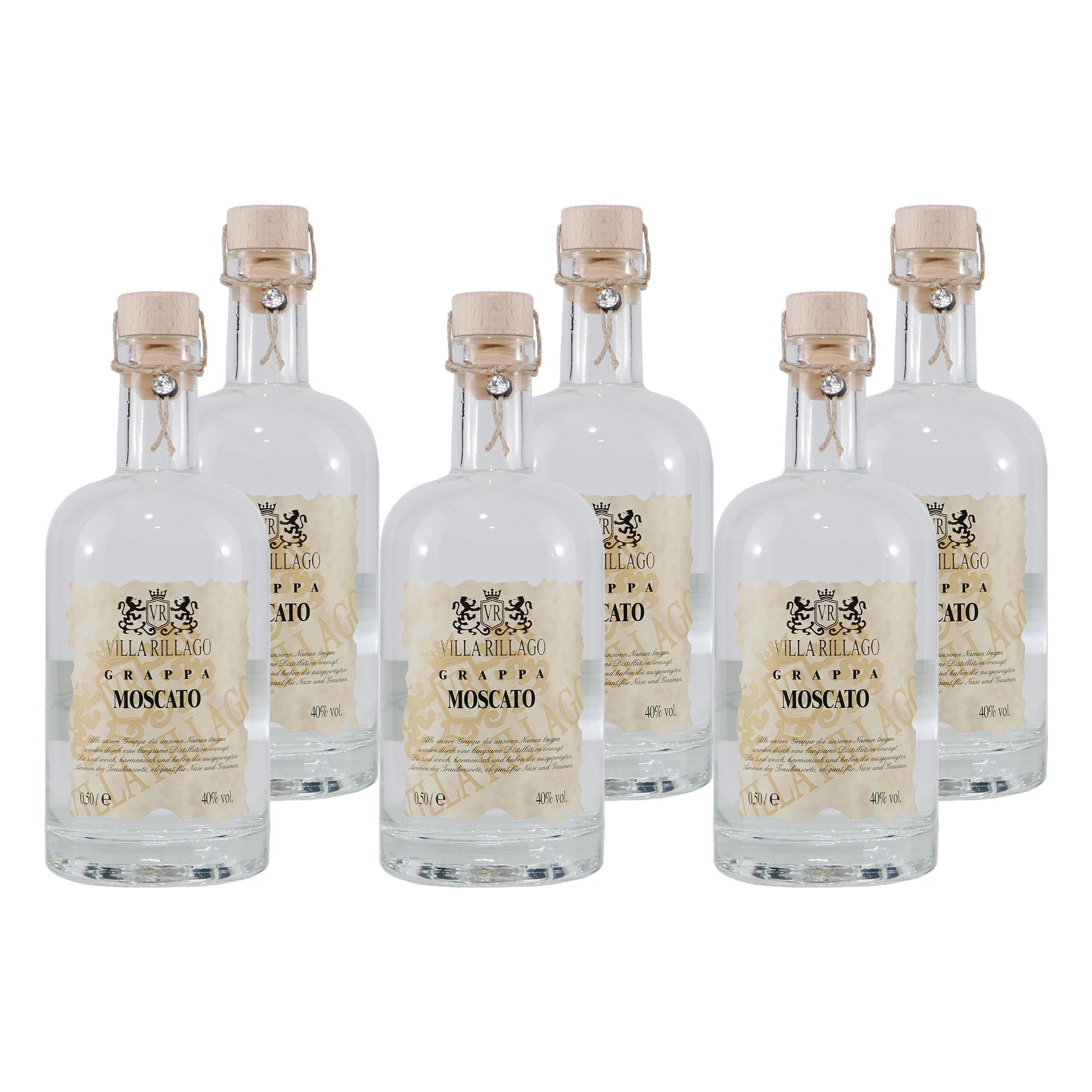 Villa Rillago Moscato Grappa (6 x 0,5L)