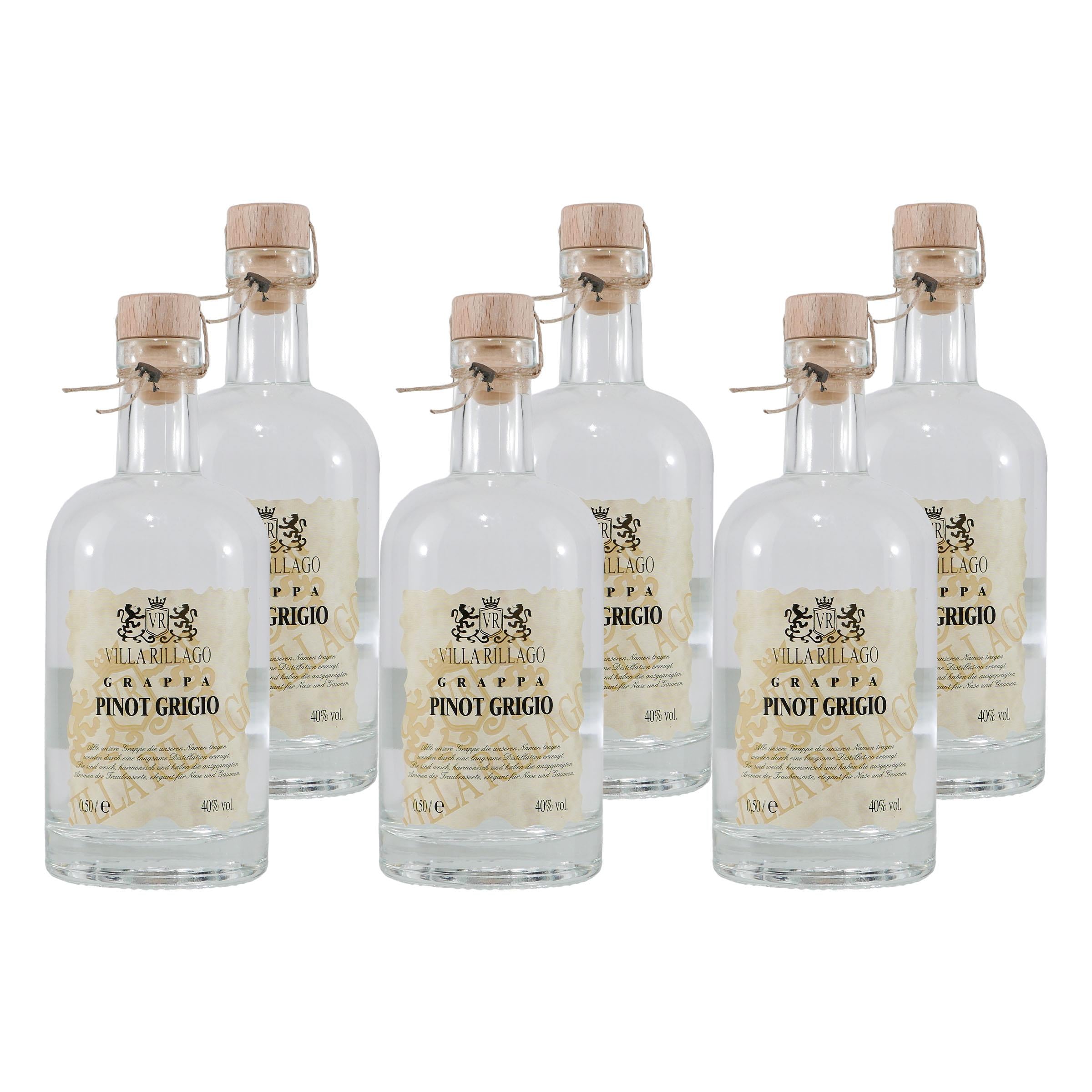 Villa Rillago Pinot Grigio Grappa (6 x 0,5L)