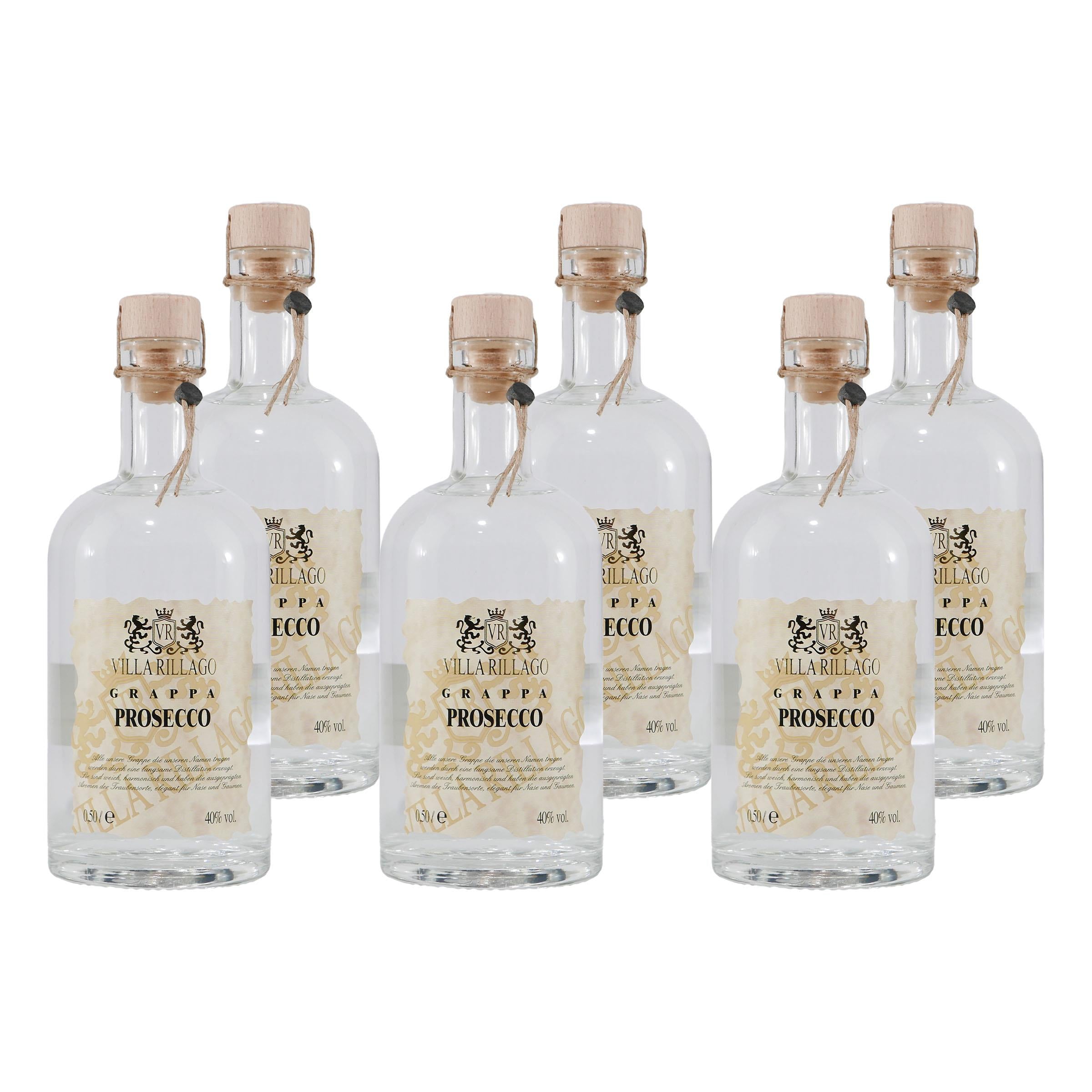Villa Rillago Prosecco Grappa (6 x 0,5L)