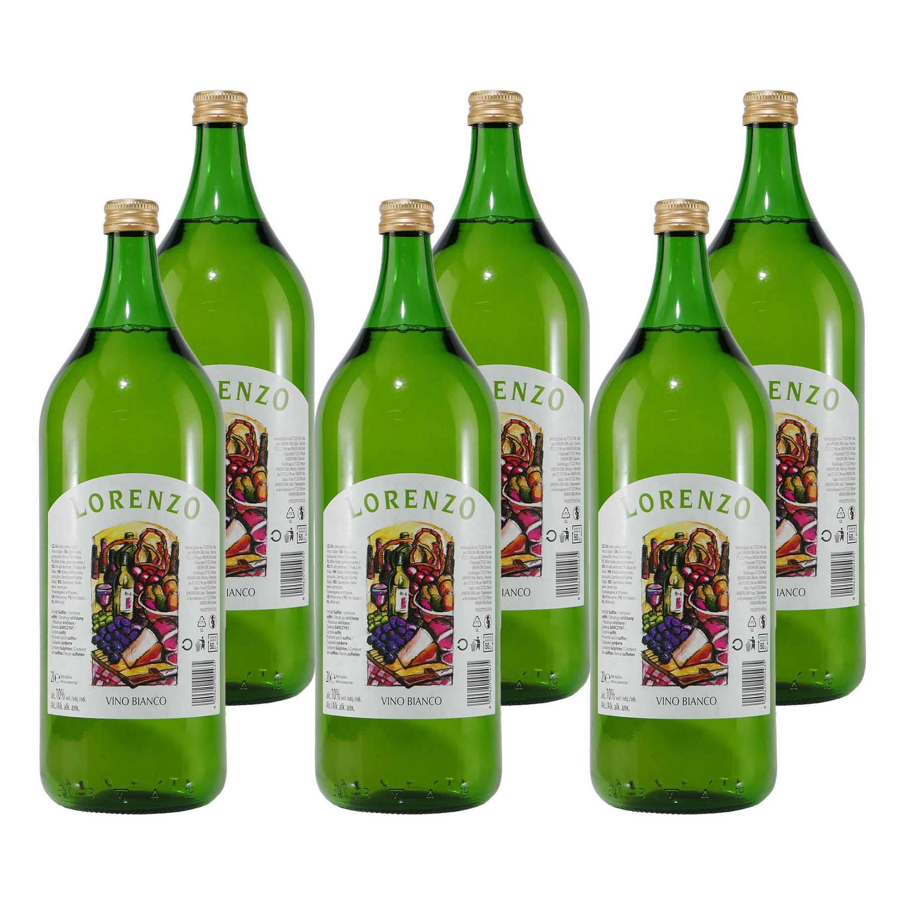 Lorenzo Vino Bianco Weißwein (6 x 2,0L)