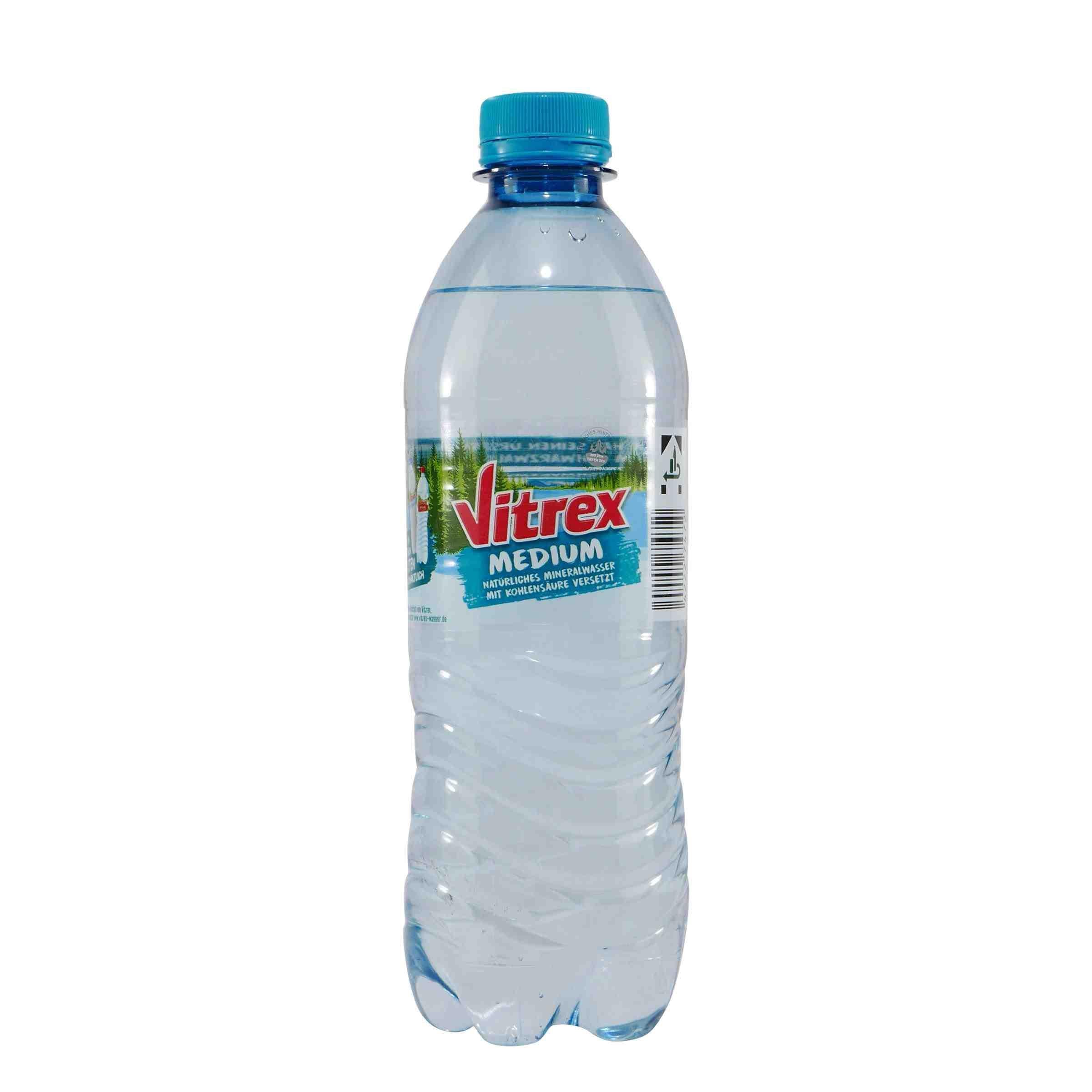 Vitrex Mineralwasser -Medium- (6 x 0,5L) EINWEG