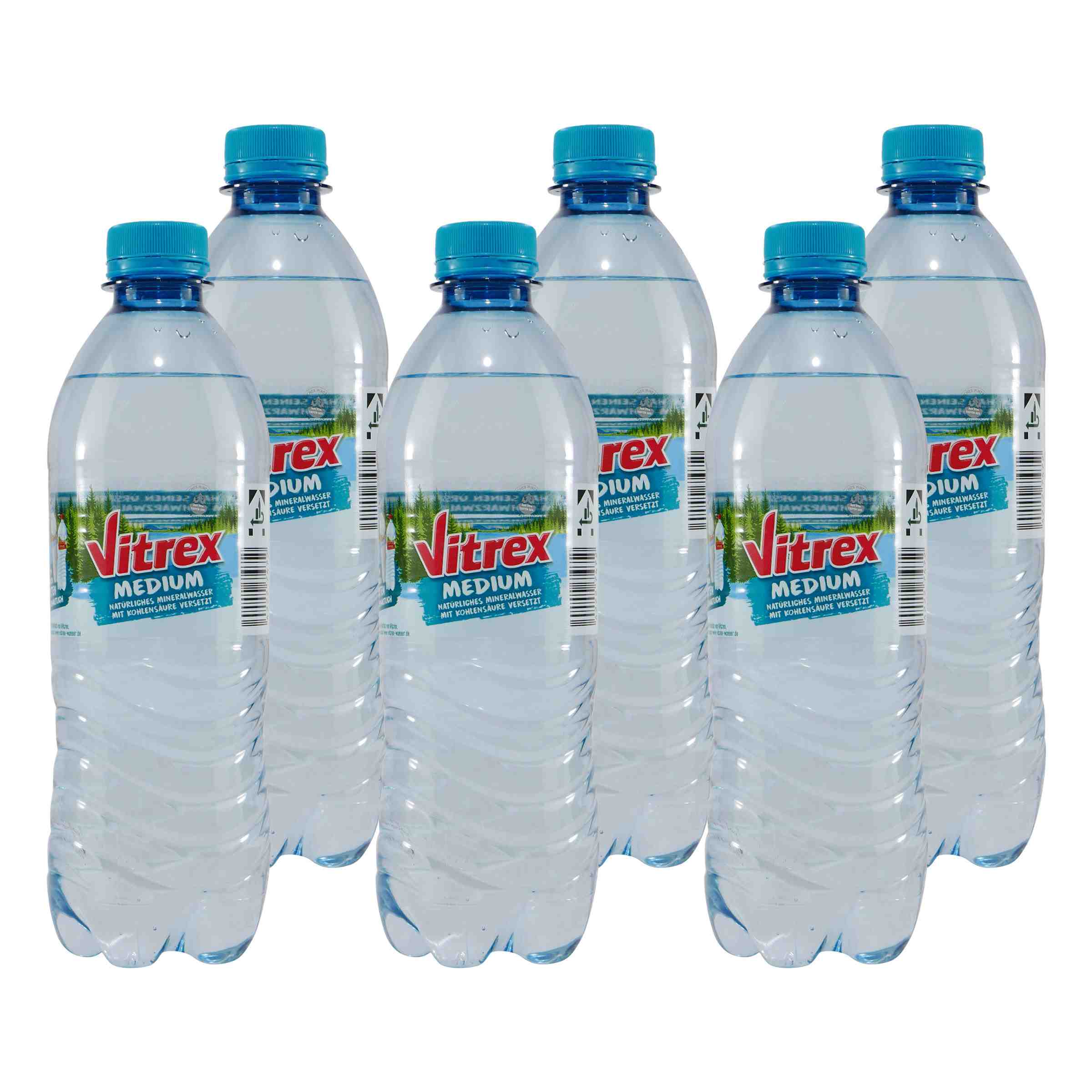 Vitrex Mineralwasser -Medium- (6 x 0,5L)