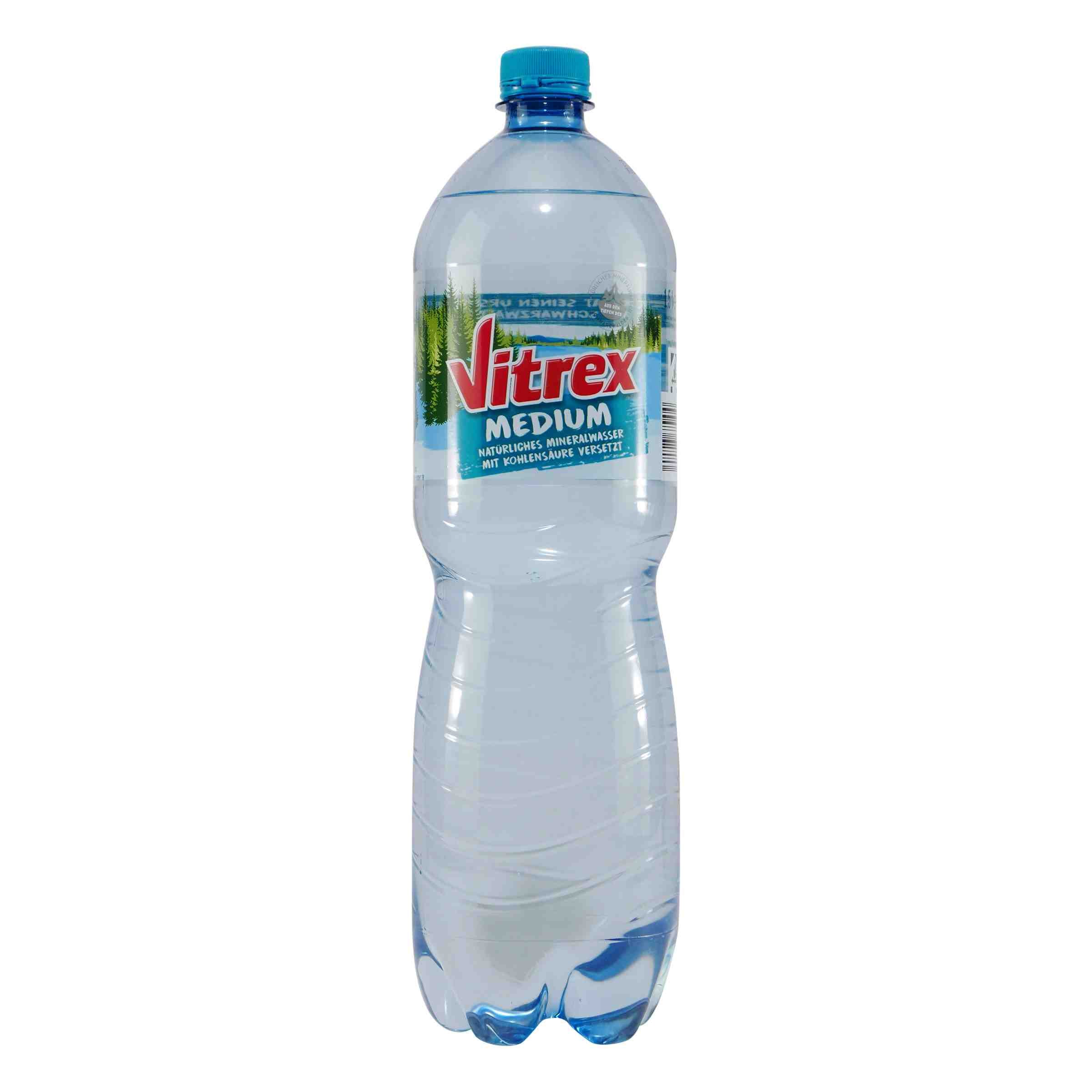 Vitrex Mineralwasser -Medium- (6 x 1,5L)