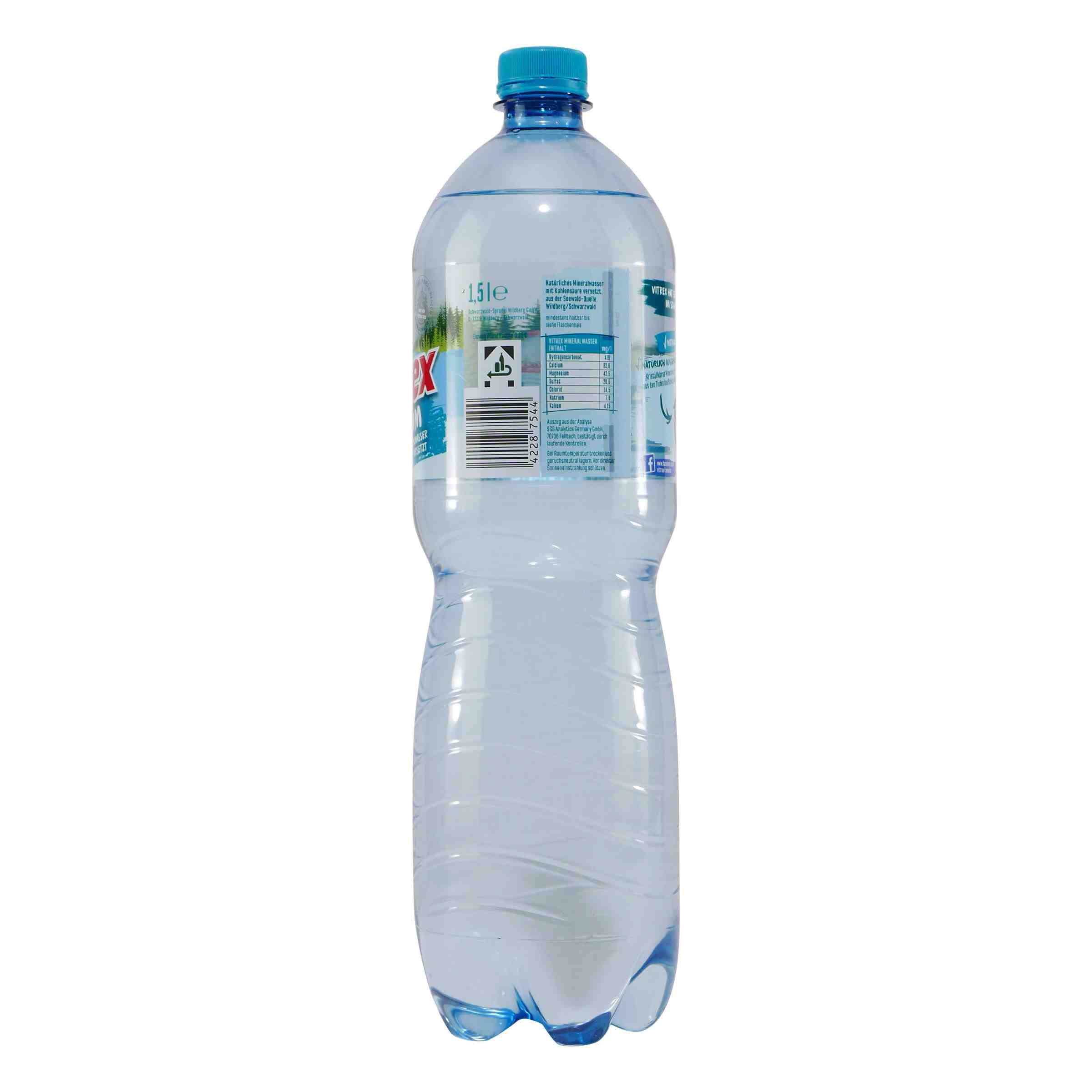 Vitrex Mineralwasser -Medium- (6 x 1,5L)