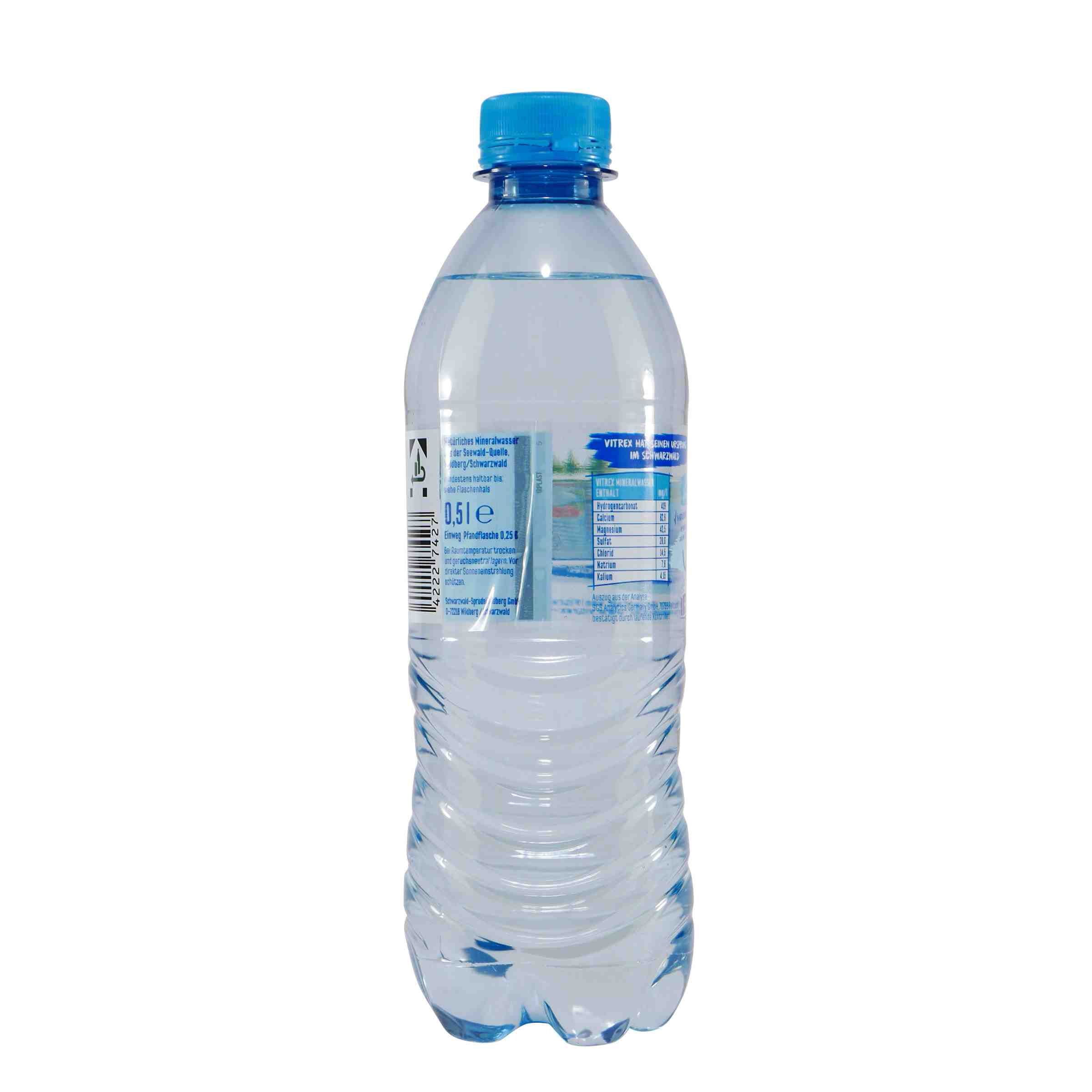 Vitrex Mineralwasser -Naturelle- (6 x 0,5L)