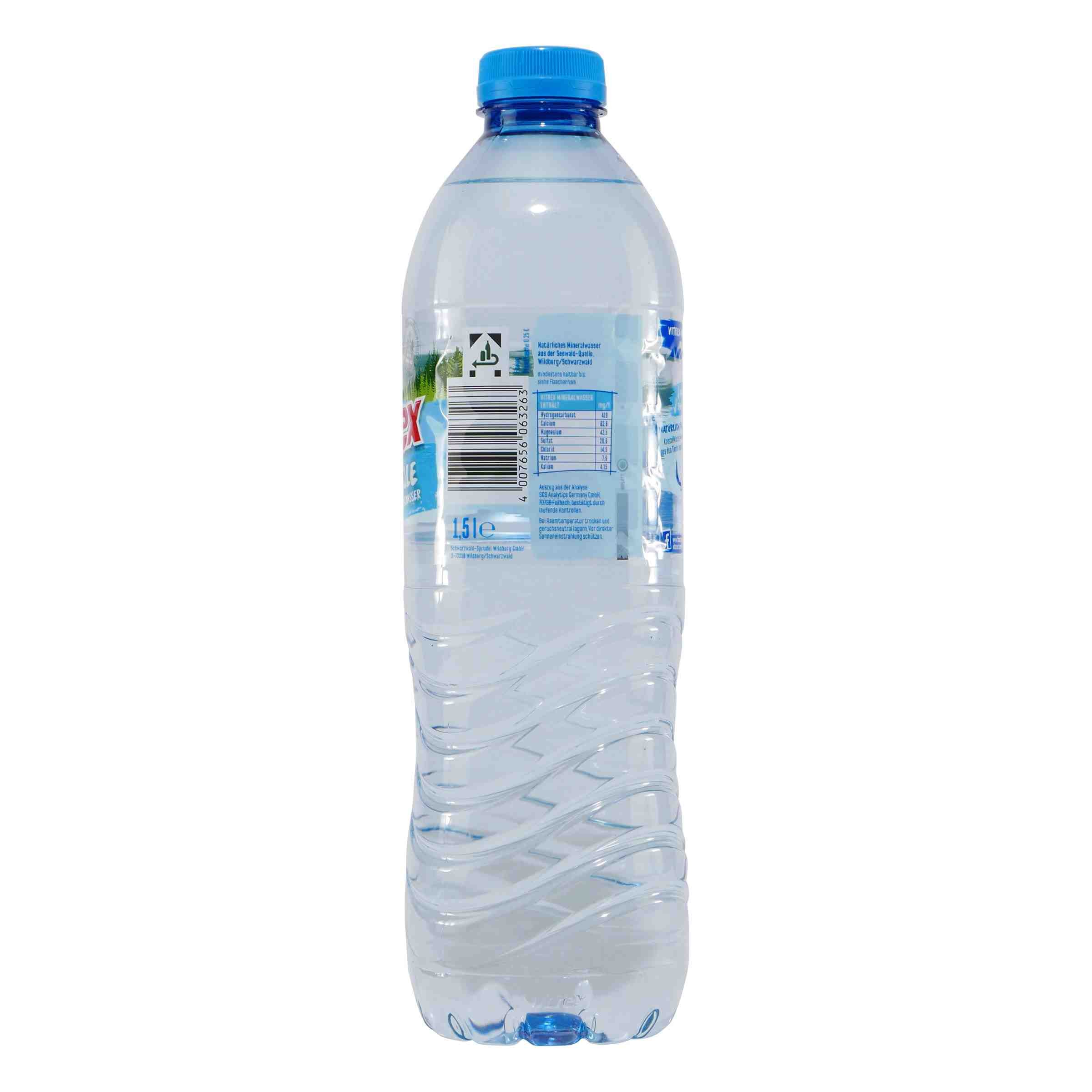 Vitrex Mineralwasser -Naturelle- (6 x 1,5L)