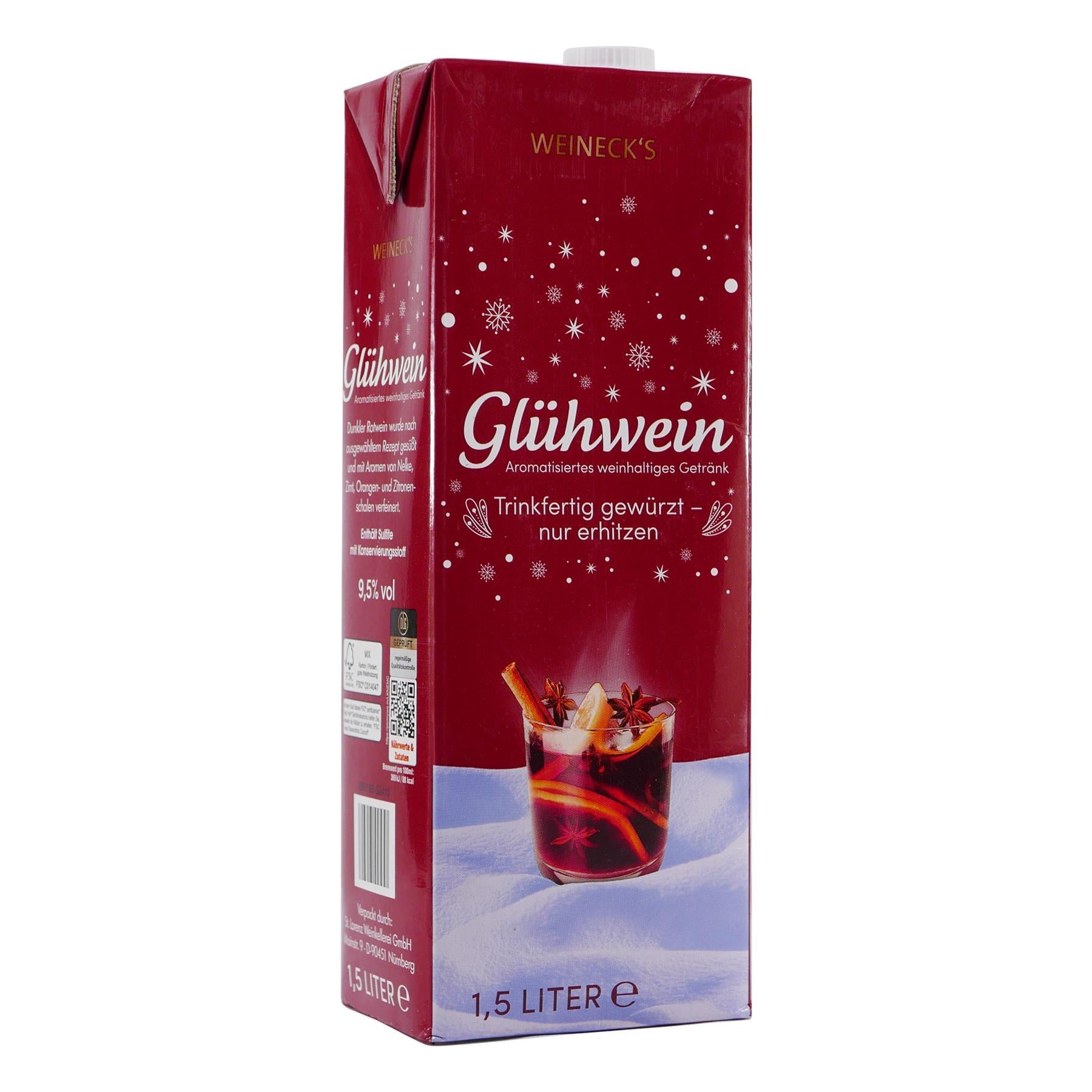 Weinecks Roter Glühwein (8 x 1,5L)
