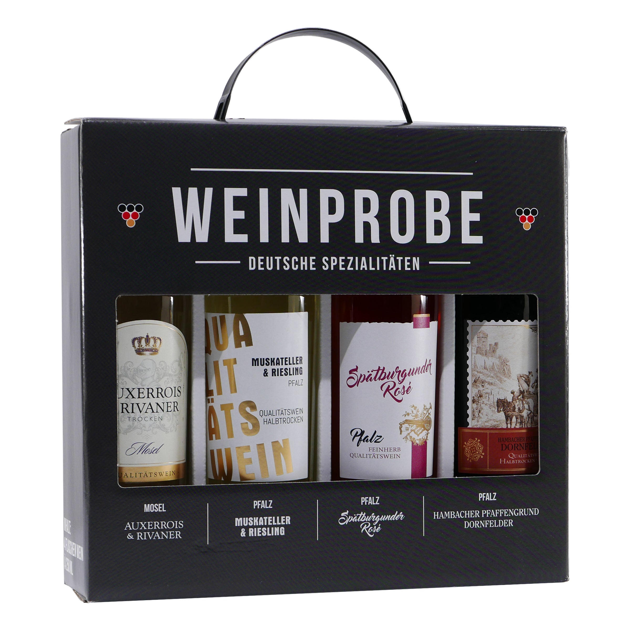 Weinprobe Deutsche Weinspezialitäten (4 x 0,25L)