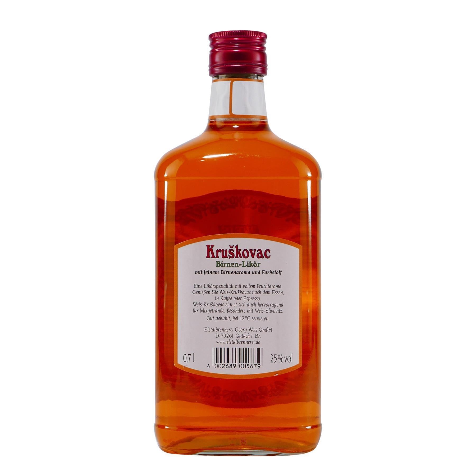 Weis Kruskovac Birnen-Likör (6 x 0,7L)