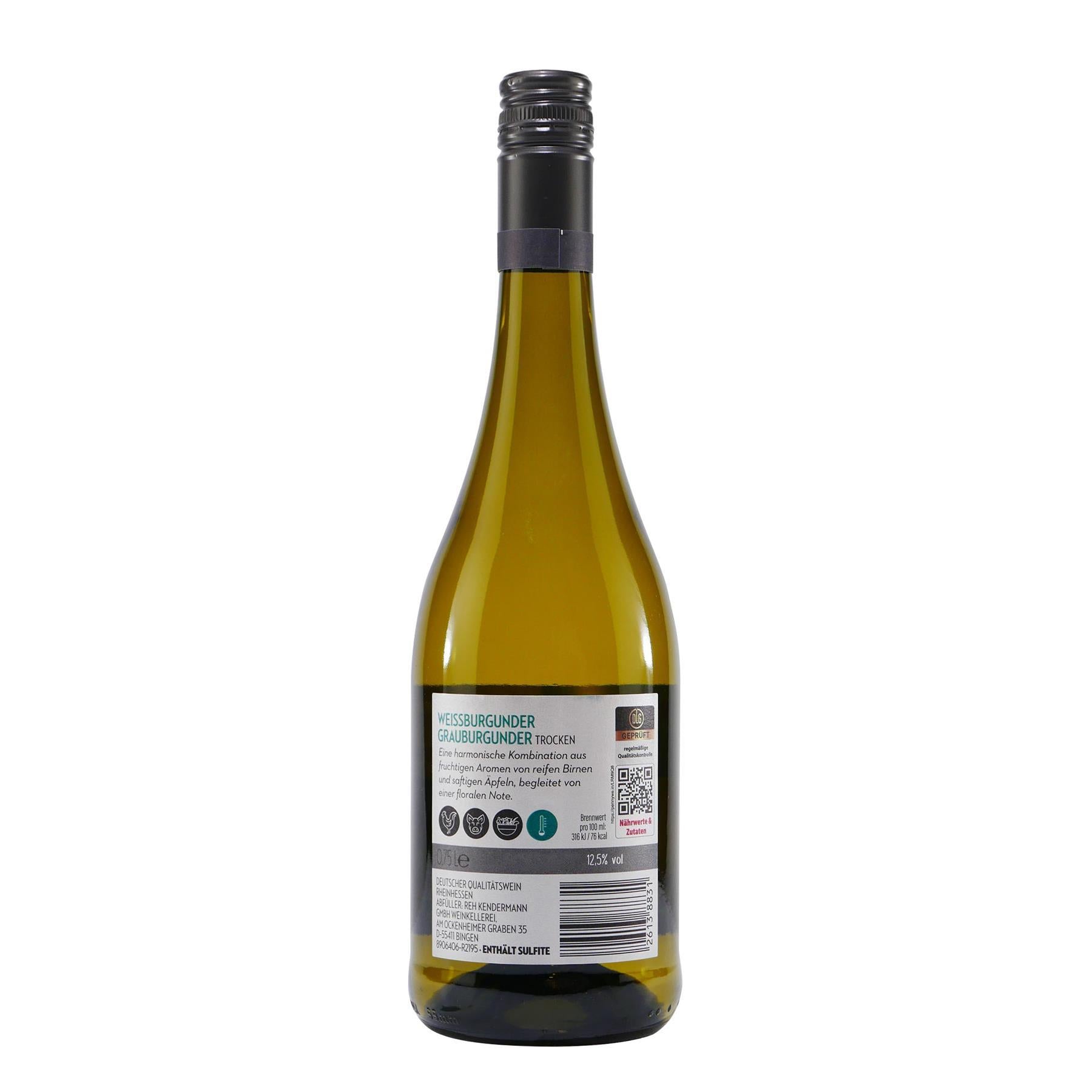 Weiss Grau Weissburgunder-Grauburgunder -trocken- (6 x 0,75L)