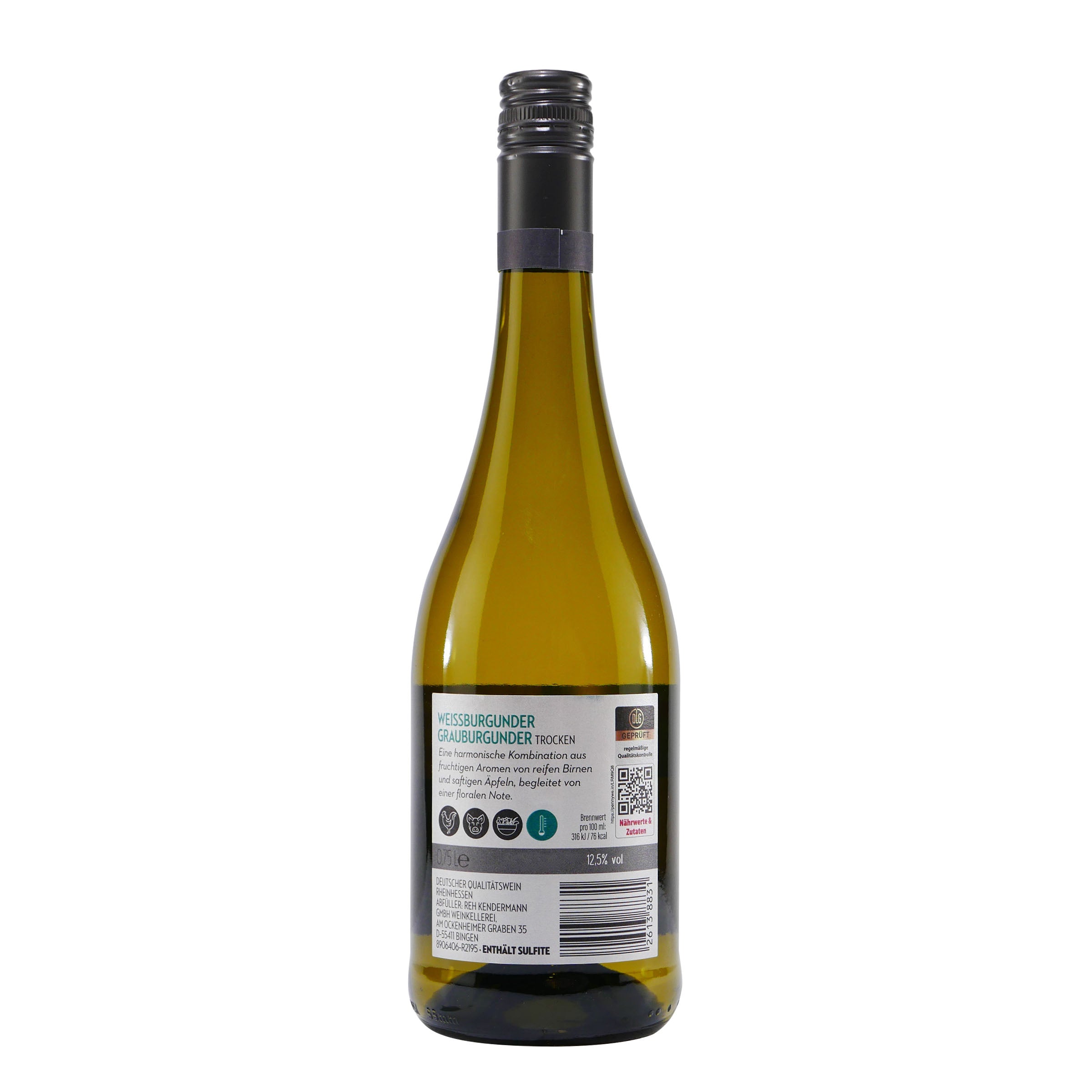 Weiss Grau Weissburgunder-Grauburgunder -trocken- (6 x 0,75L)