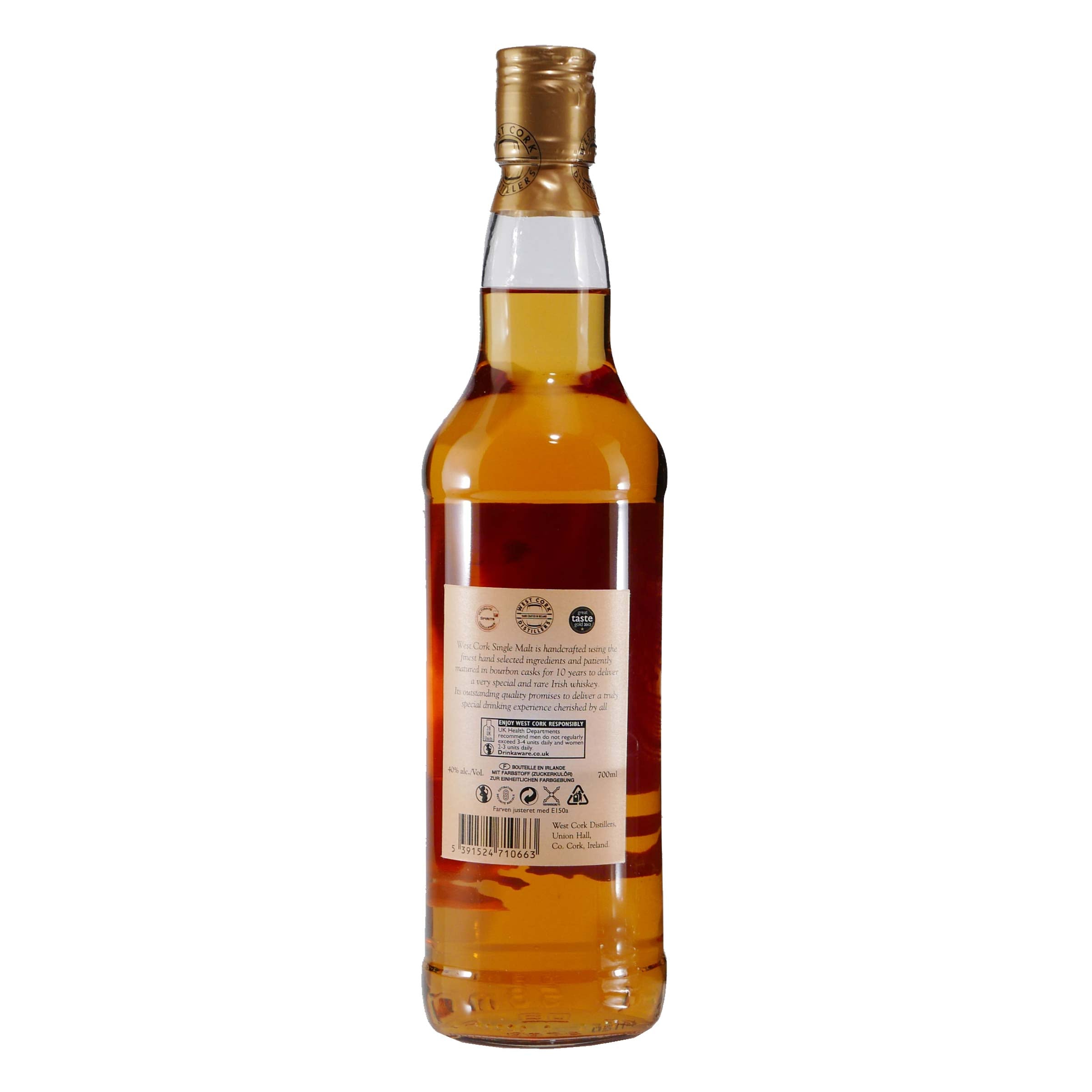 West Cork Single Malt Irish Whiskey 10 Years