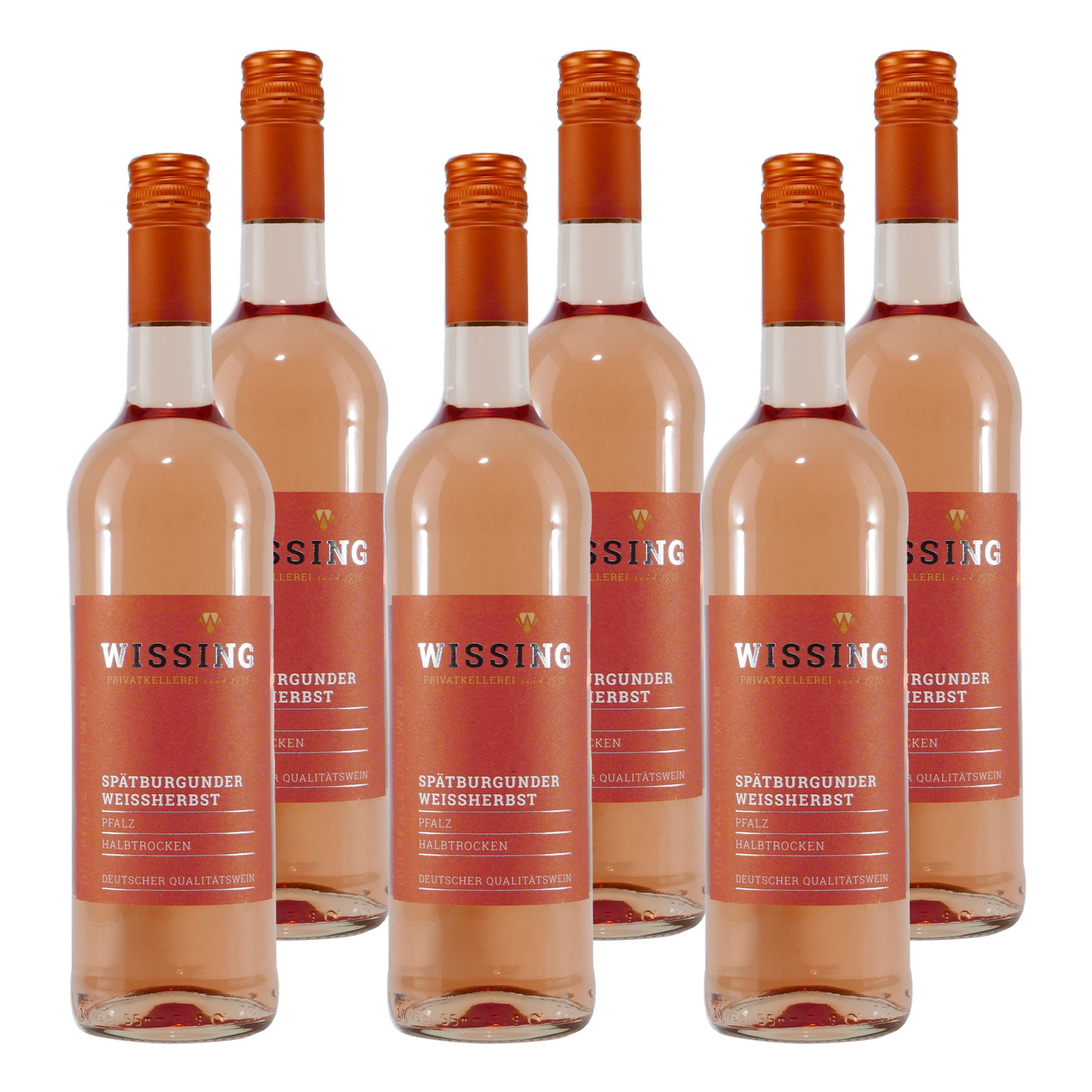 Wissing Spätburgunder Weißherbst -halbtrocken- (6 x 0,75L)