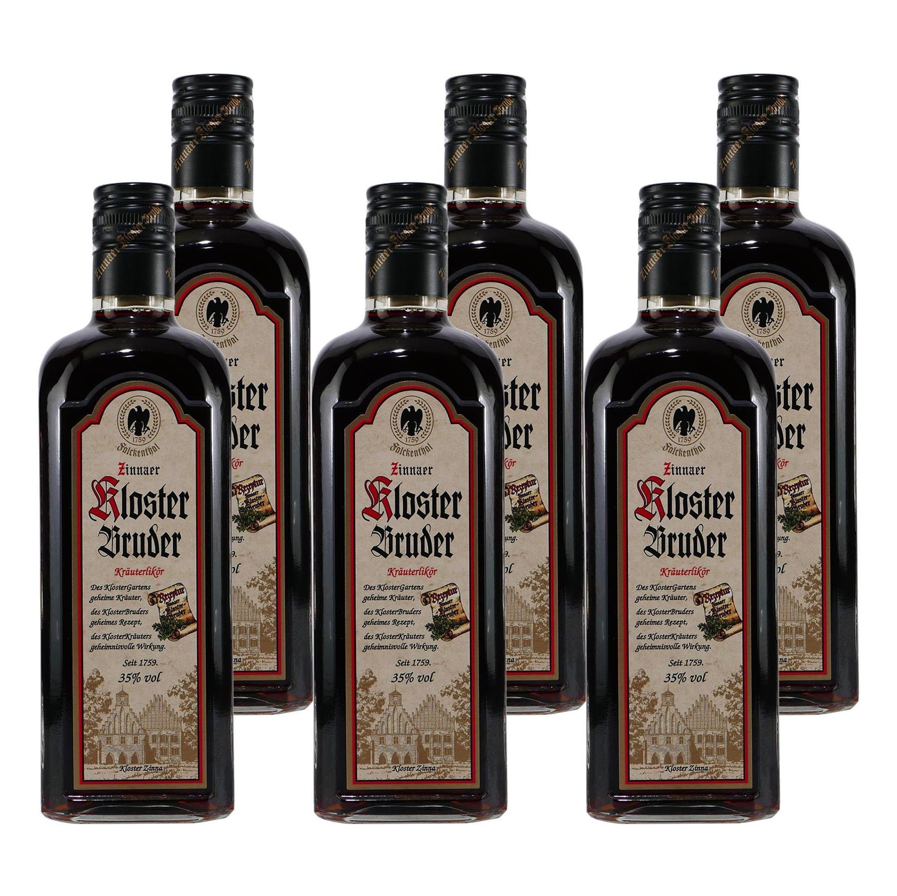 Zinnaer Kloster-Bruder Kräuterlikör (6 x 0,7L)