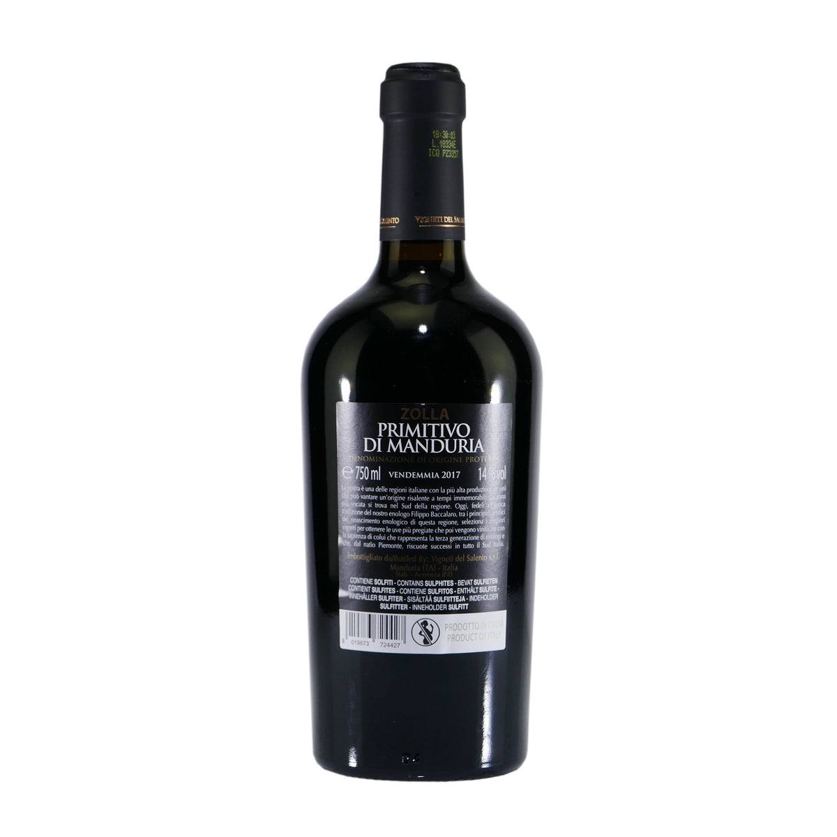 Zolla Primitivo di Manduria DOP -trocken- (6 x 0,75)