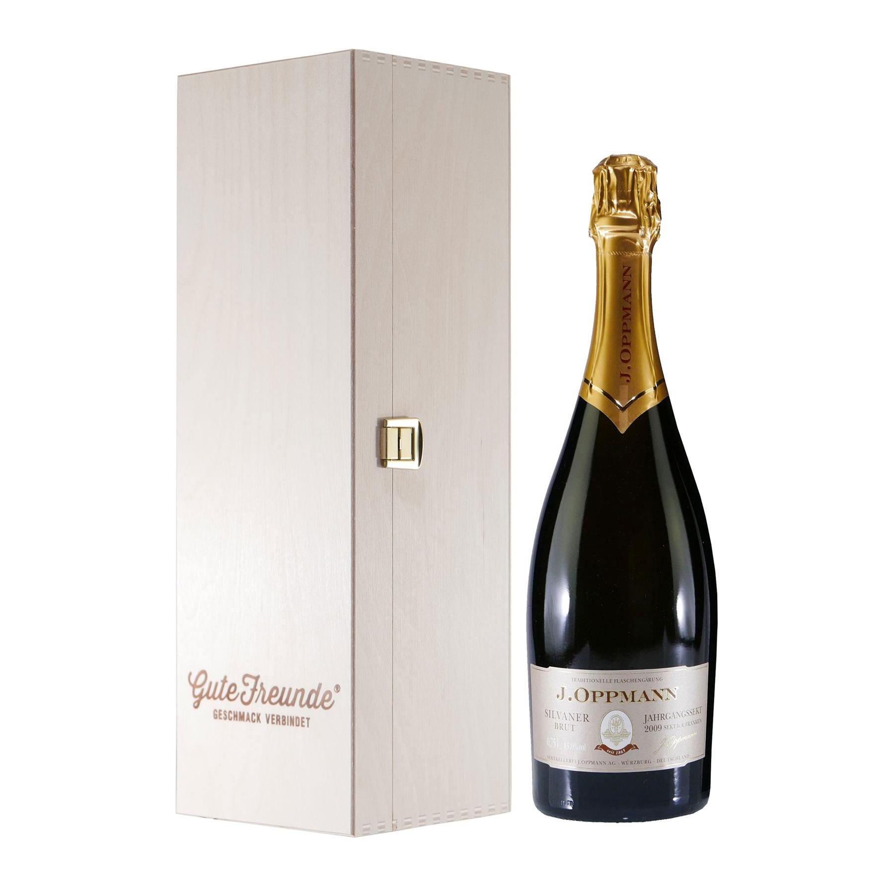 J.Oppmann Silvaner Brut 2009 Flaschengärung Geschenk-HK