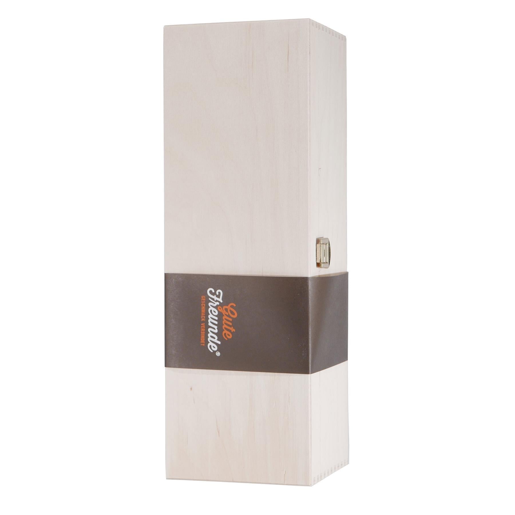 rude Vodka mit Geschenk-Holzkiste