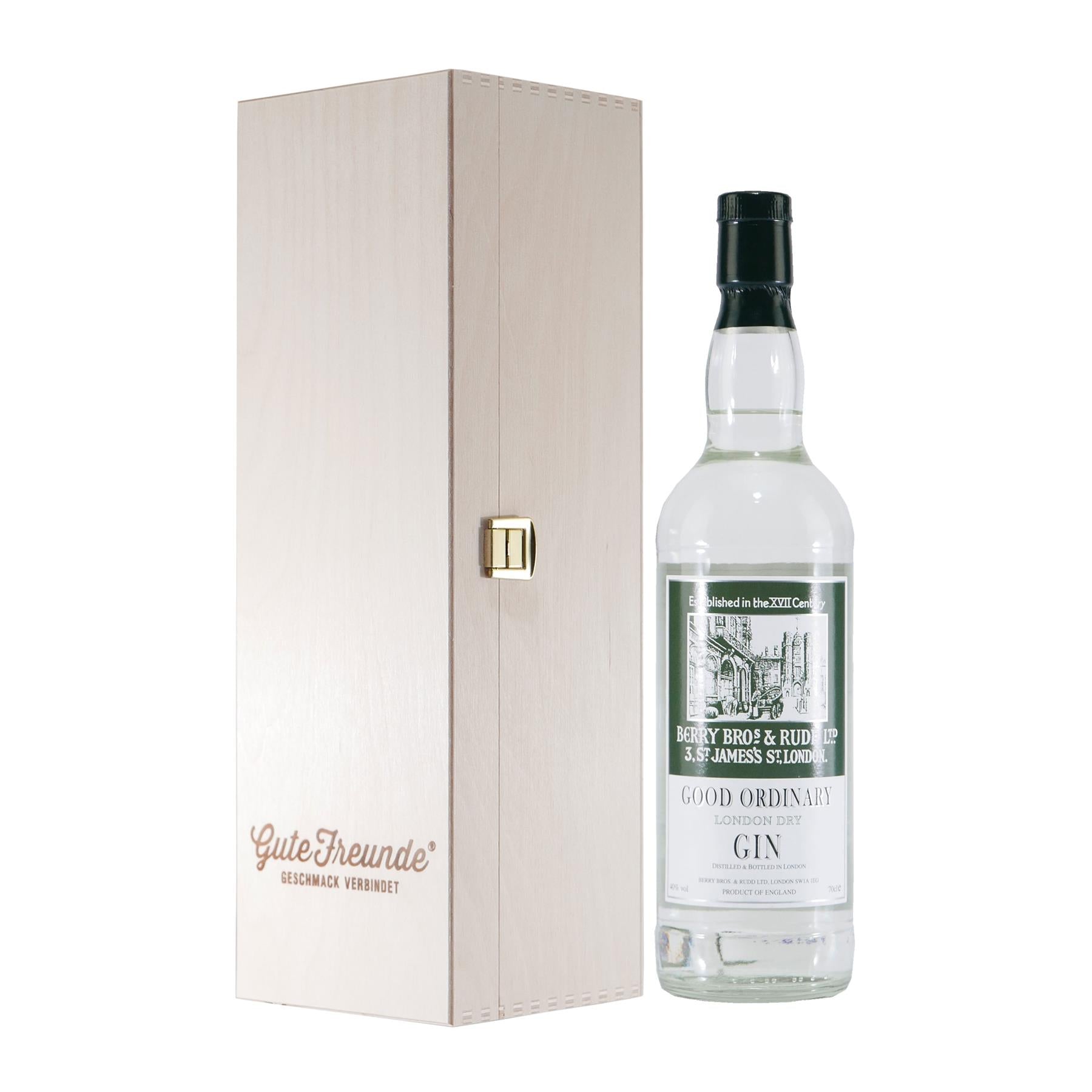 Berry's Good Ordinary Gin mit Geschenk-Holzkiste