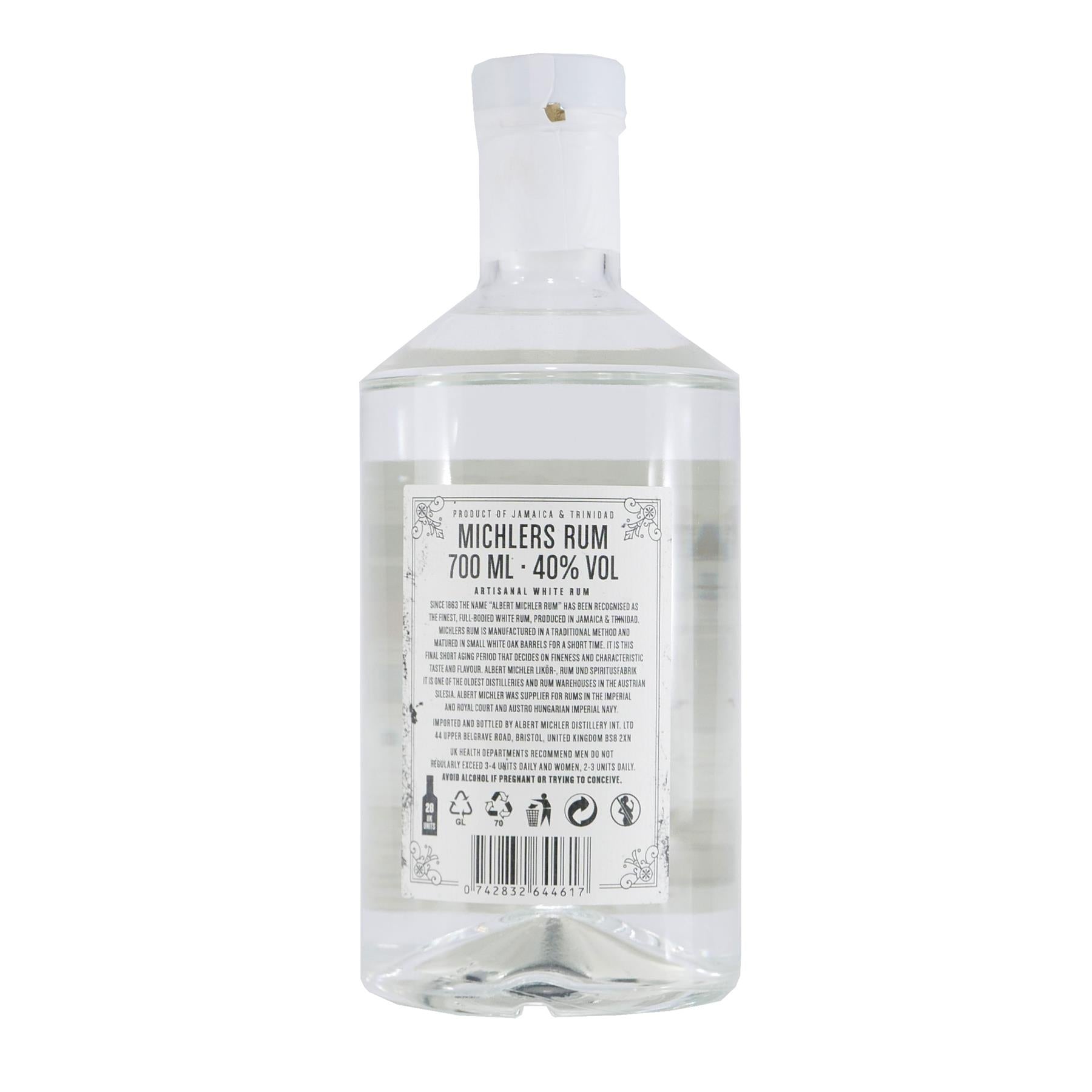 Michlers Jamaica und Trinidad Artisanal White Rum
