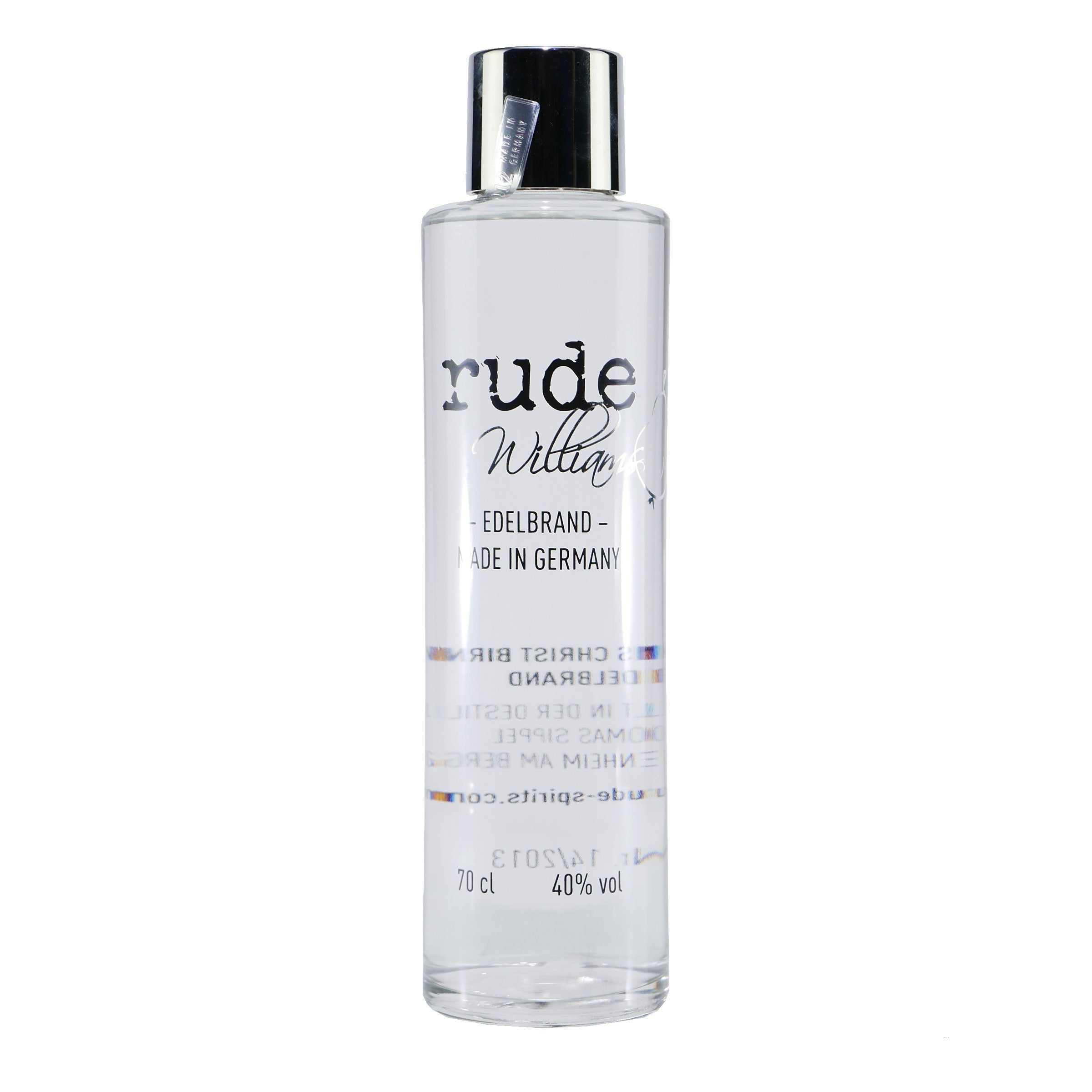 rude Williams Edelbrand Obstbrand mit Geschenk-Holzkiste