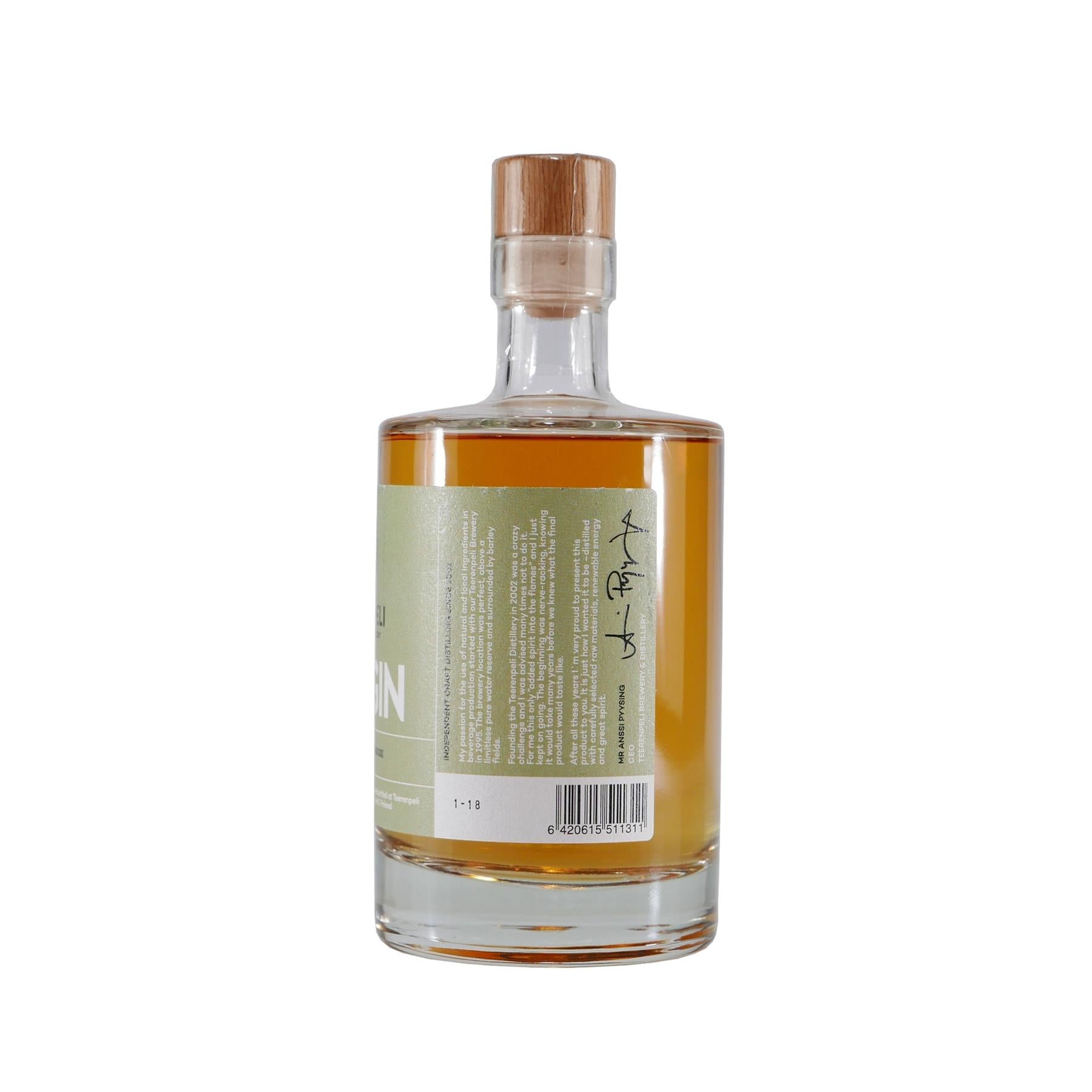 Teerenpeli Wood Gin mit Geschenk-Holzkiste