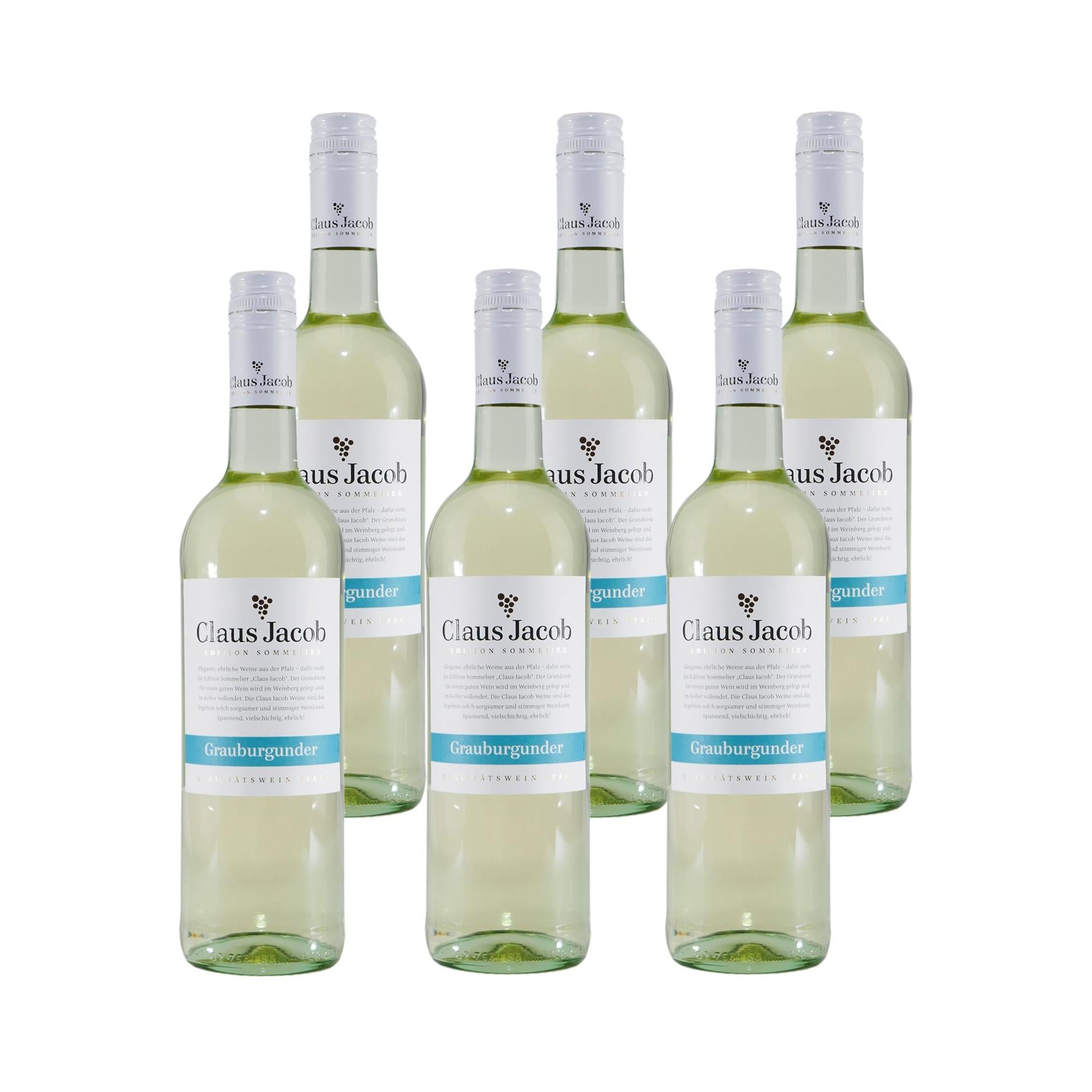 Claus Jacob Grauburgunder Qualitätswein (6 x 0,75L)