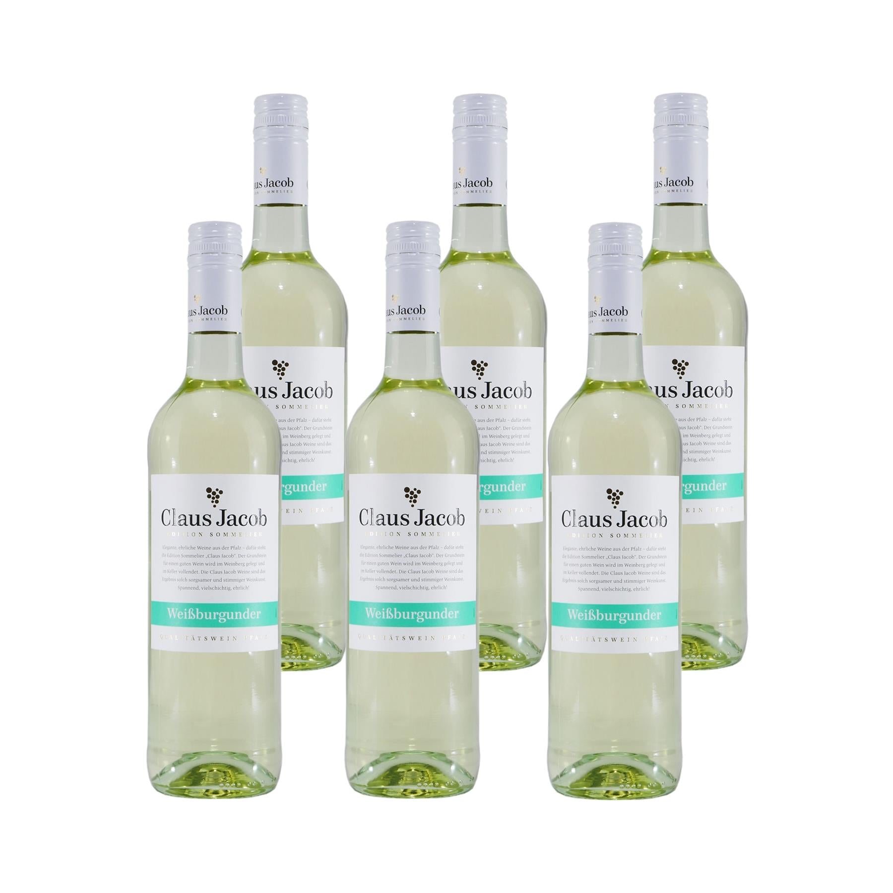 Claus Jacob Weißburgunder Qualitätswein (6 x 0,75L)