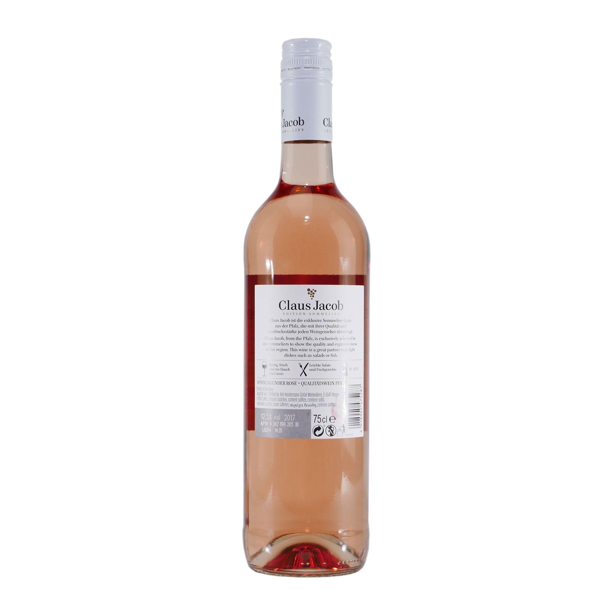 Claus Jacob Spätburgunder Rosé QbA -trocken- (6 x 0,75L)