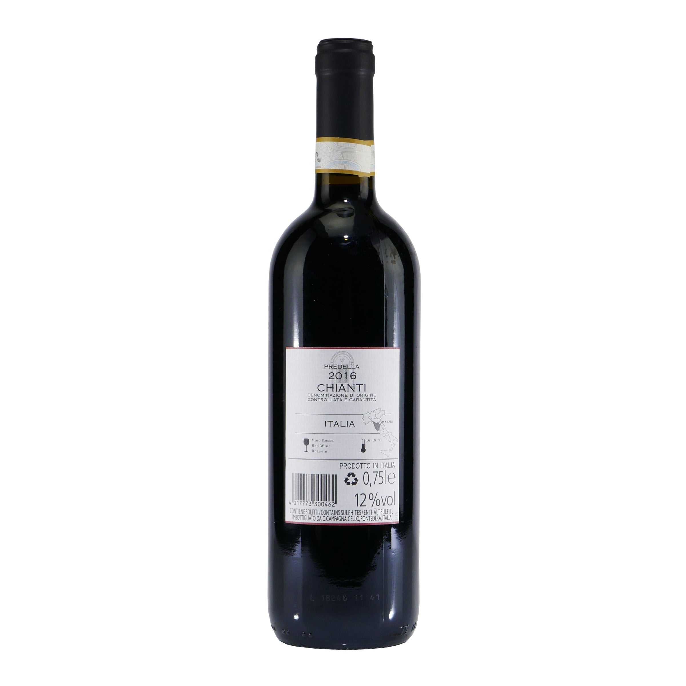 Predella Chianti DOCG Rotwein -trocken- (6 x 0,75L)